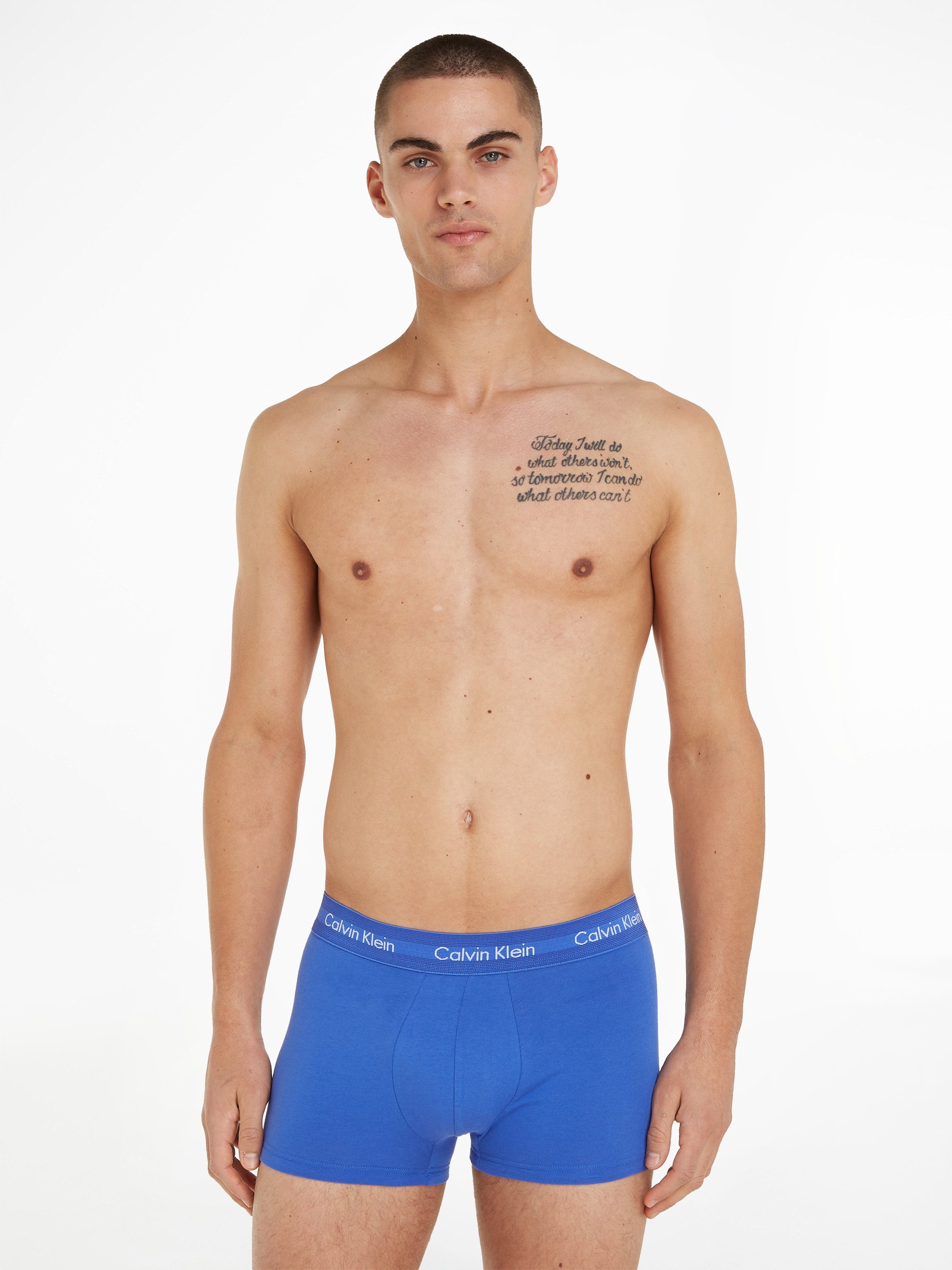 Calvin Klein Underwear Trunk CK Low Rise Trunk 3 PACK (3-St) in blautönen