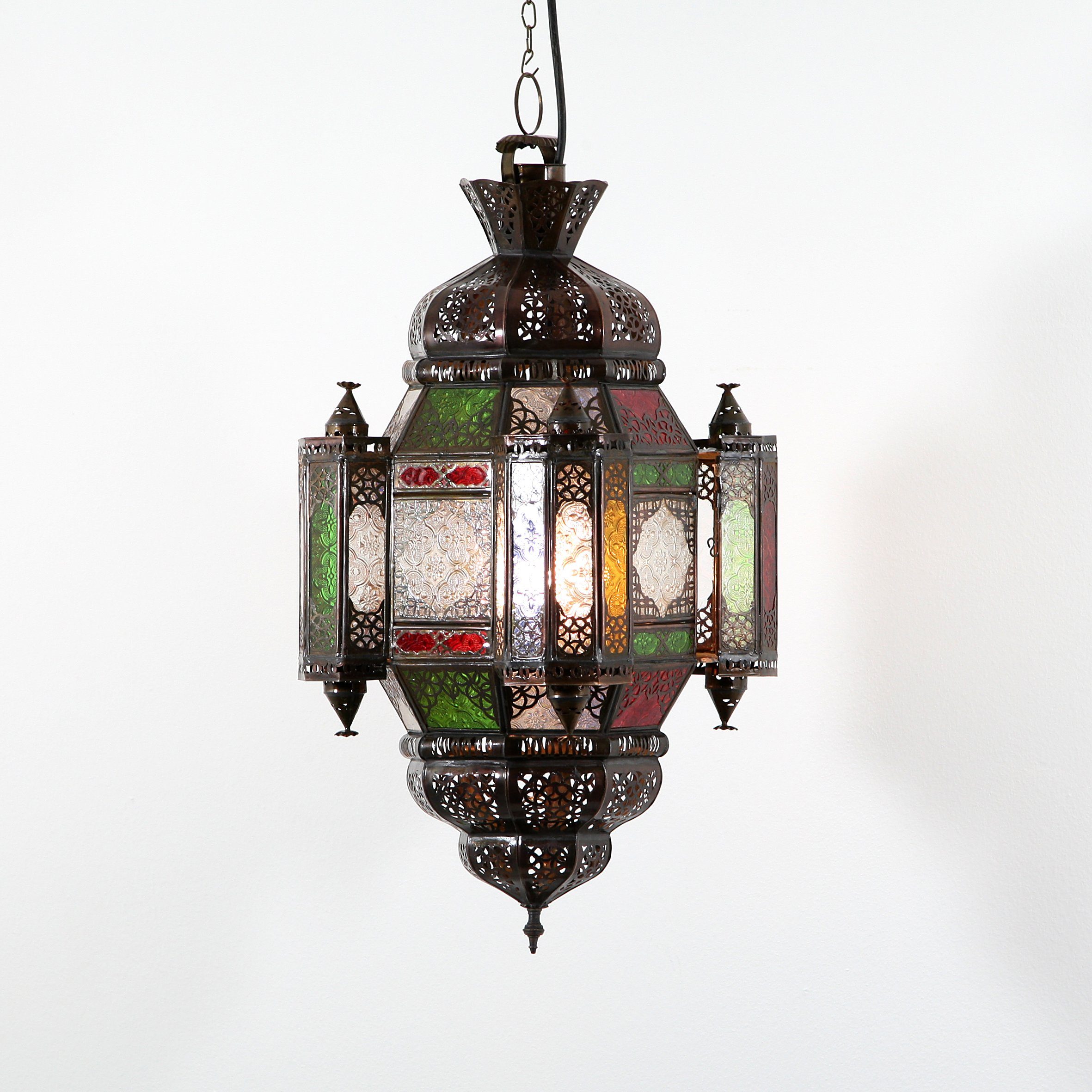 Multi, aus ohne Marokko, Leuchtmittel, Marokkanische Deckenleuchte Moula-Maurice Moro Casa Deckenlampe Weihnachtsdeko Hängeleuchte Kunsthandwerk