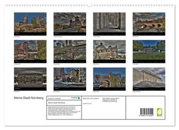 CALVENDO Wandkalender Meine Stadt Nürnberg 2023 (Premium, hochwertiger DIN A2 Wandkalender 2023, Kunstdruck in Hochglanz)