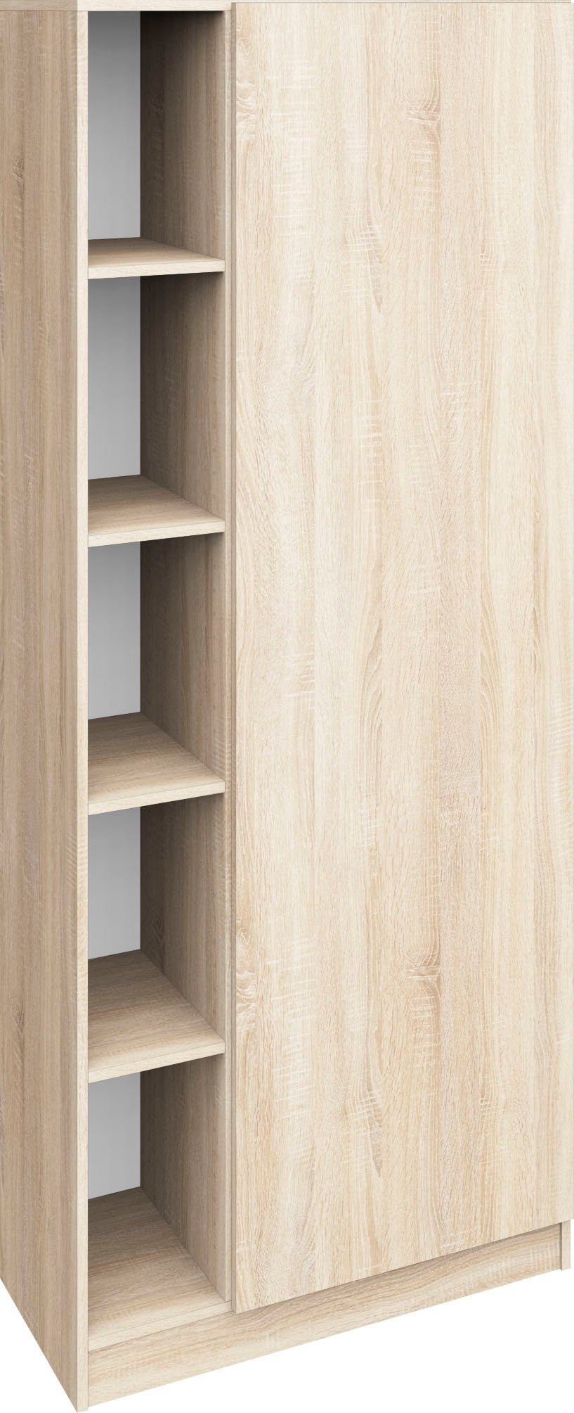 borchardt Sonoma Möbel | Mehrzweckschrank mit Sonoma Eiche moderner Eiche Push-to-Open-Funktion Aktenschrank Wallis