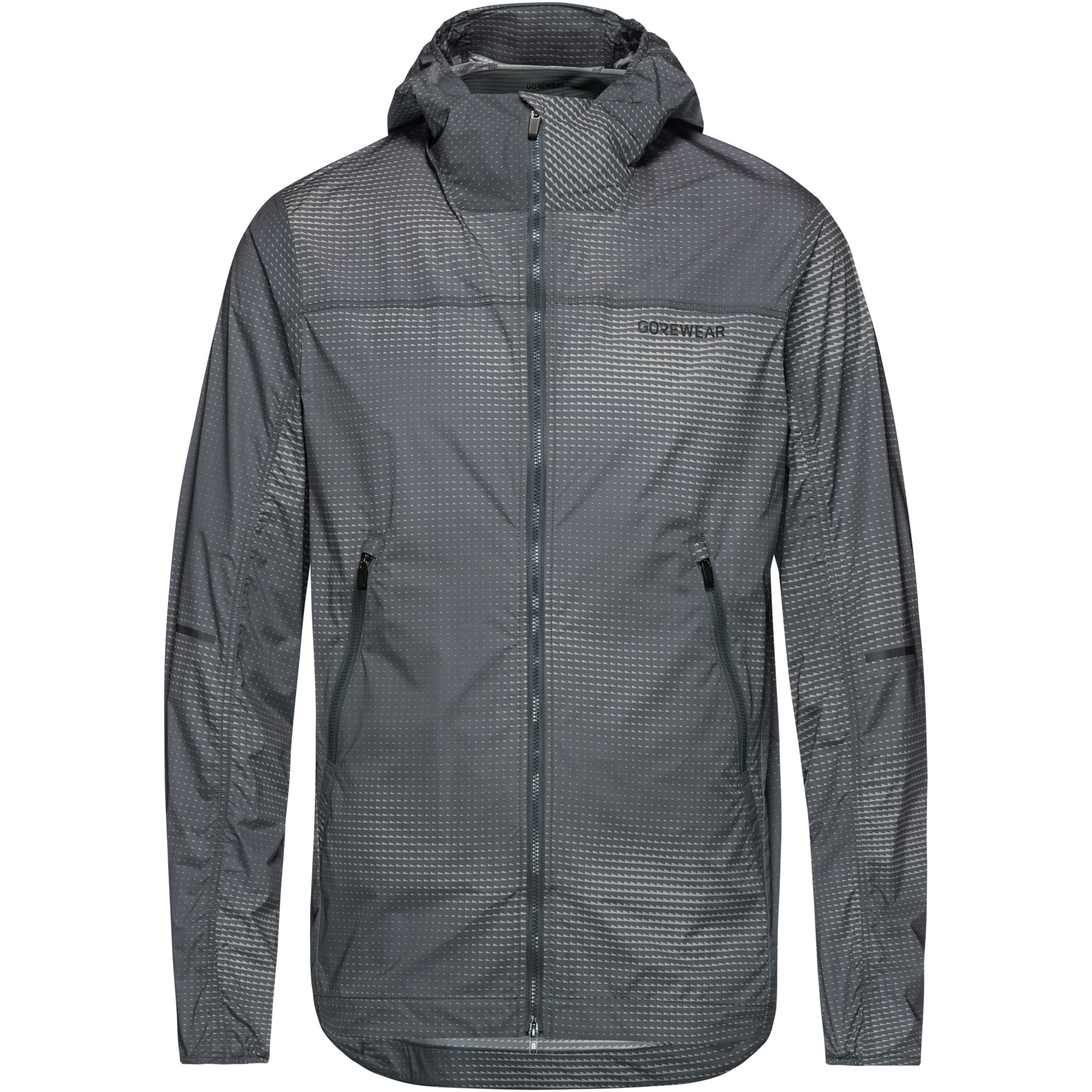 GORE® Wear Fahrradjacke GOREWEAR FERNFLOW Haze Windbreaker mit Kapuze Herren ARROW LAB GRAPHIT