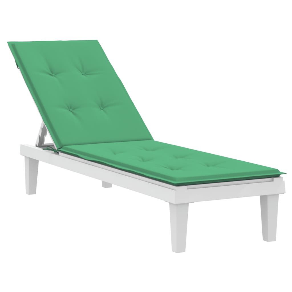 vidaXL Sitzauflage Liegestuhl-Auflage Grün (75+105)x50x4 cm, günstig online kaufen