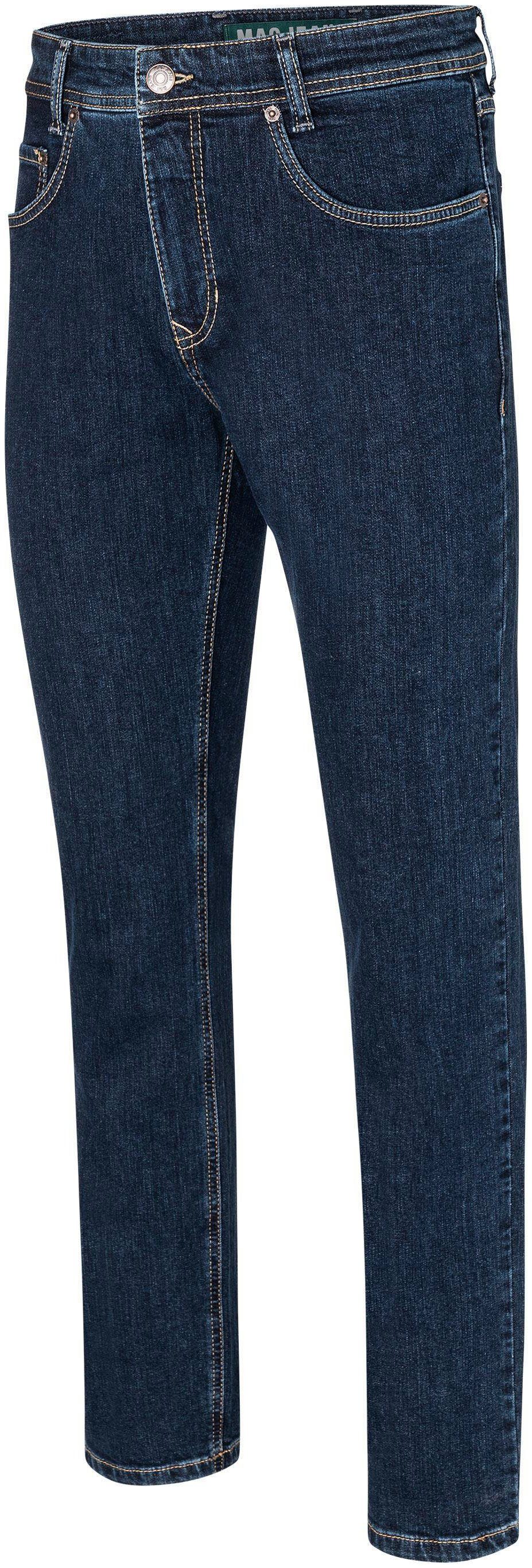 MAC Straight-Jeans Arne mit in gepflegter Stretch Optik, stonewash blue