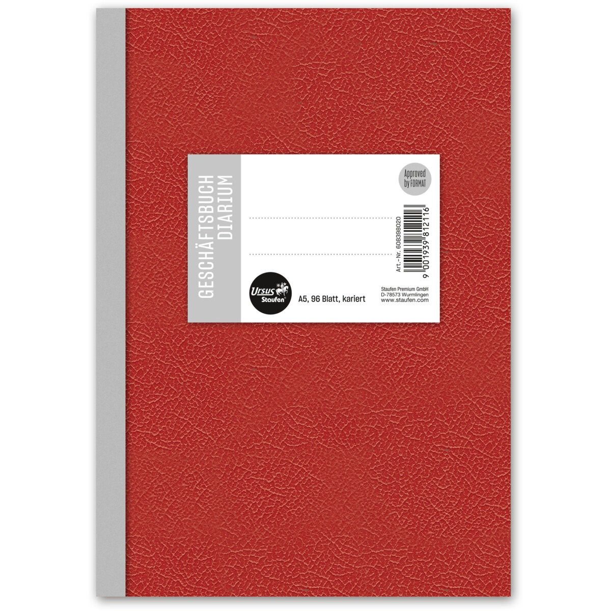 Staufen Notizbuch Staufen® Geschäftsbuch ca. DIN A5 kariert