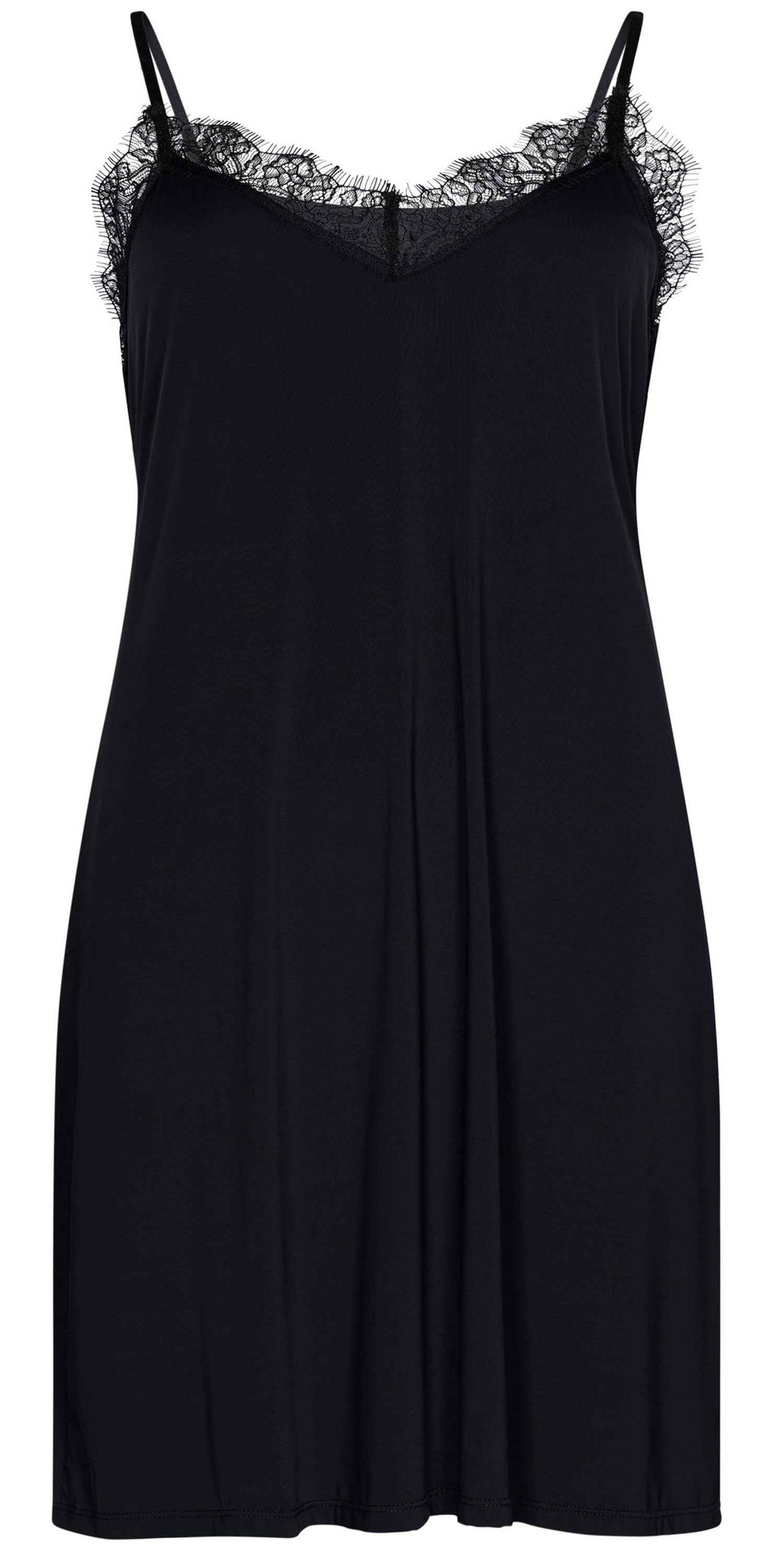 Pastunette Unterkleid Satin Unterkleid für transparente Kleidung (1-tlg) mit Spitze