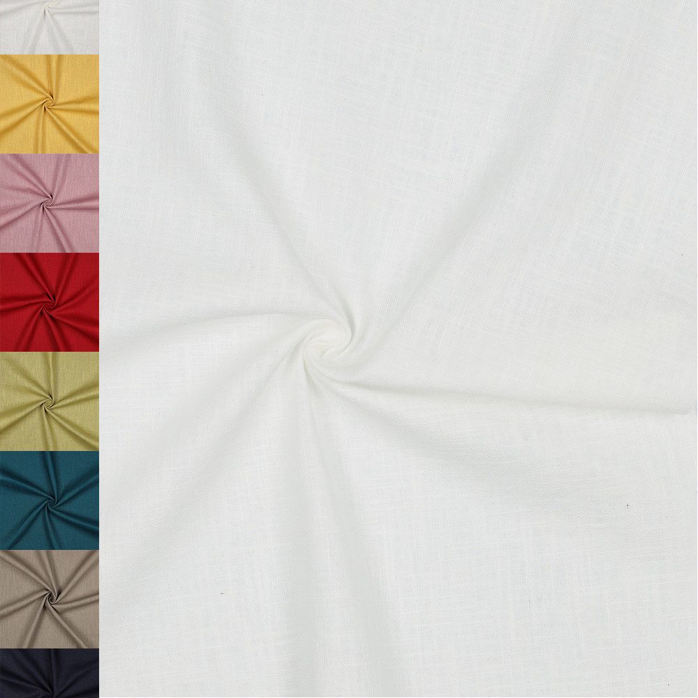 MAGAM-Stoffe Stoff "Julia", Leinenstoff aus 100% Leinen ÖKO-TEX Meterware ab 50cm