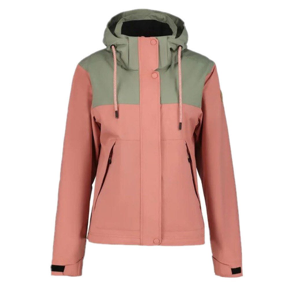 ICEPEAK Berryville Felpa Strato Intermedio Donna - Rosa, Taglia S - Cappuccio E Tasche Con Cerniera - 2