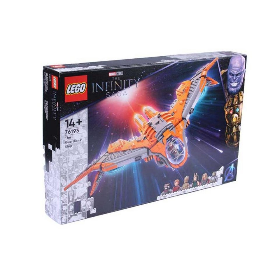 4, cm LEGO® Wächter Marvel St), und breit (1901 cm der 36 Schiff (76193), Das cm Avengers Konstruktionsspielsteine lang hoch, 25 Movie 59