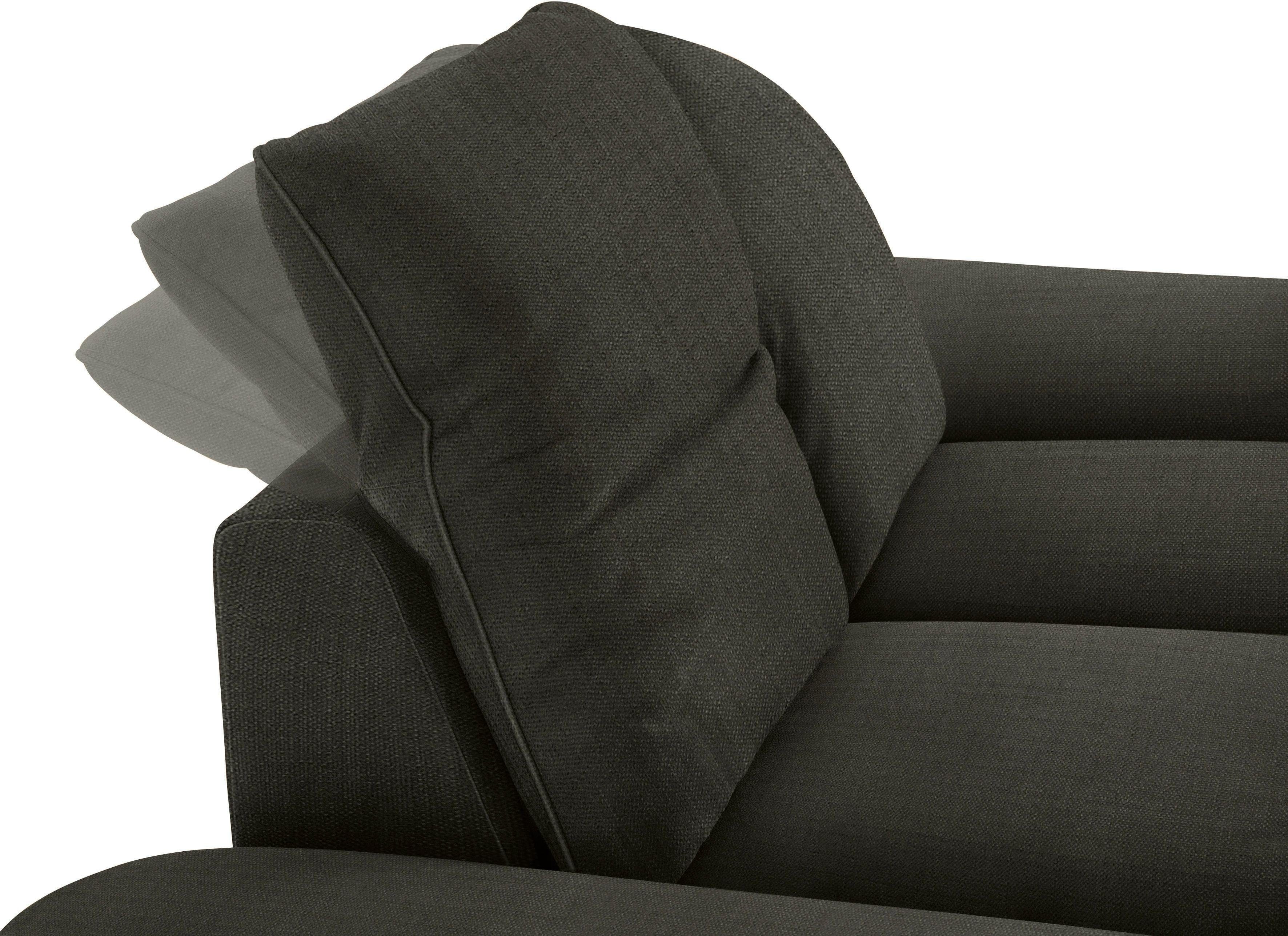 W.SCHILLIG 2,5-Sitzer enjoy&MORE, Sitztiefenverstellung, Füße 232 pulverbeschichtet, cm Breite schwarz