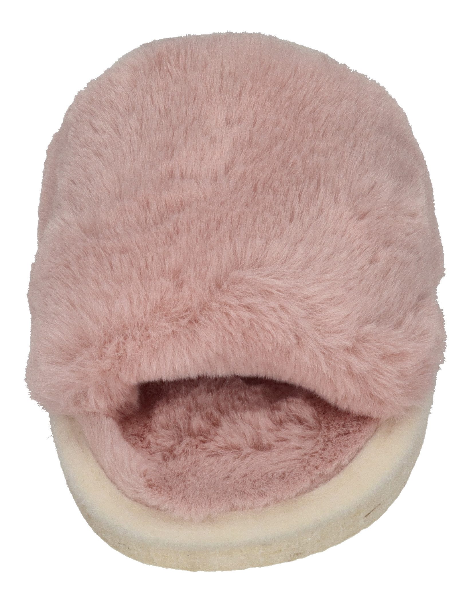 espadrij l´originale PLAGE FLUFFY Hausschuh Rose