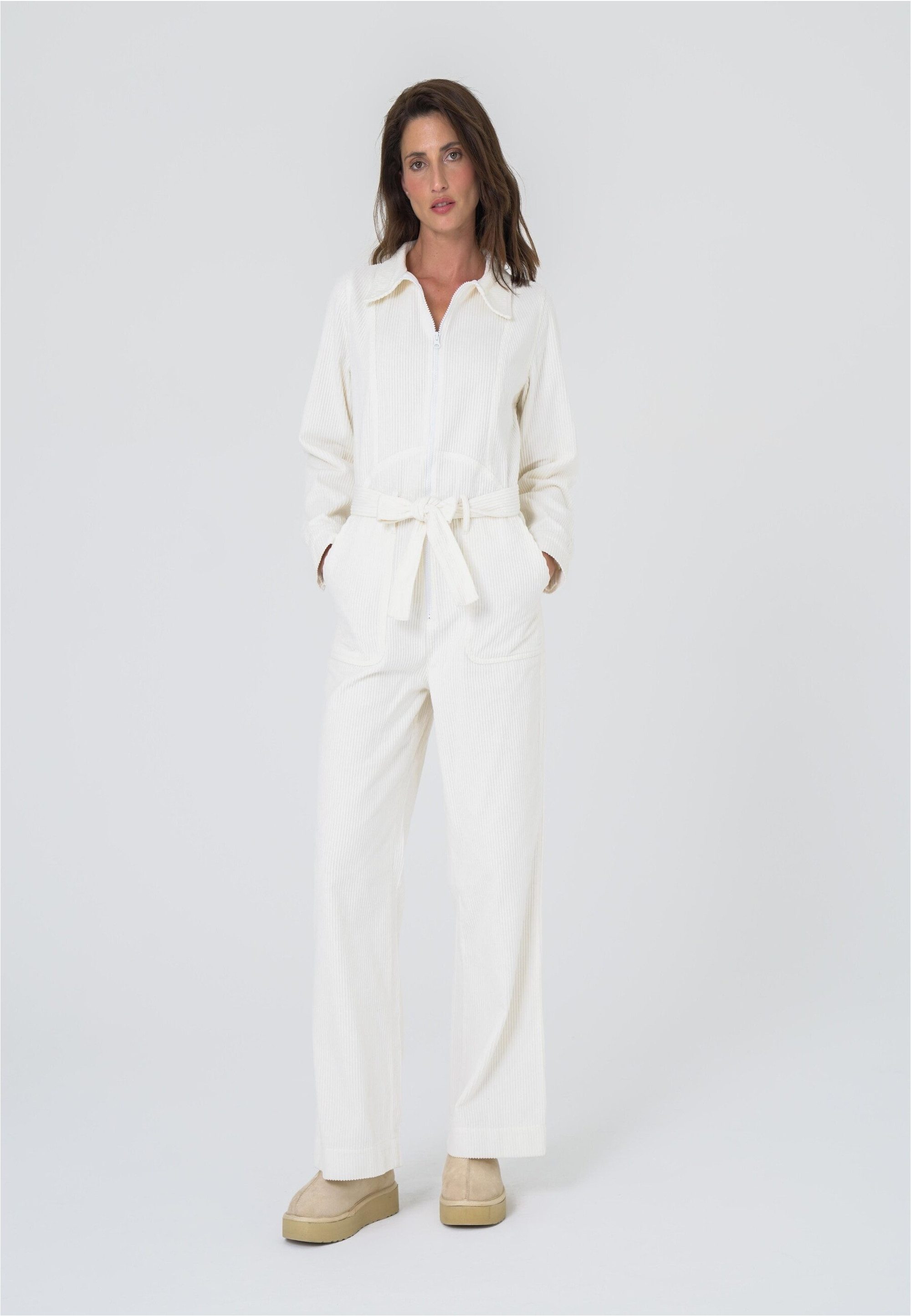 freshlions Jumpsuit Gabriela (1-tlg) mit Bindeband in der Taille