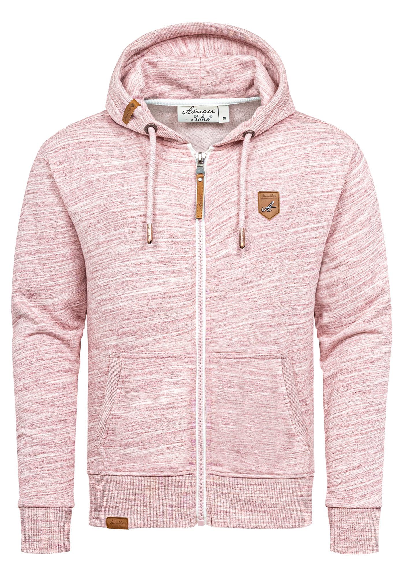 Amaci&Sons Kapuzenpullover TARRANT Sweatjacke Herren Kapuzenpullover günstig online kaufen