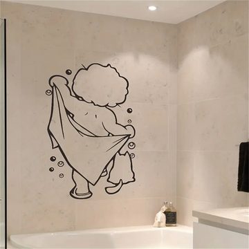 RefinedFlare Wandtattoo Lustige selbstklebende Wandaufkleber für Badezimmer, Heimdekoration