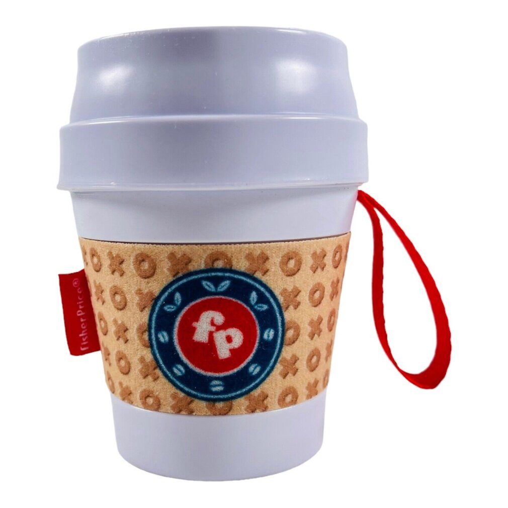 Fisher-Price® Geschirr-Set Kaffeetasse Rasseln mit Beißspielzeug 2-in-1 Unisex 3+ Monate