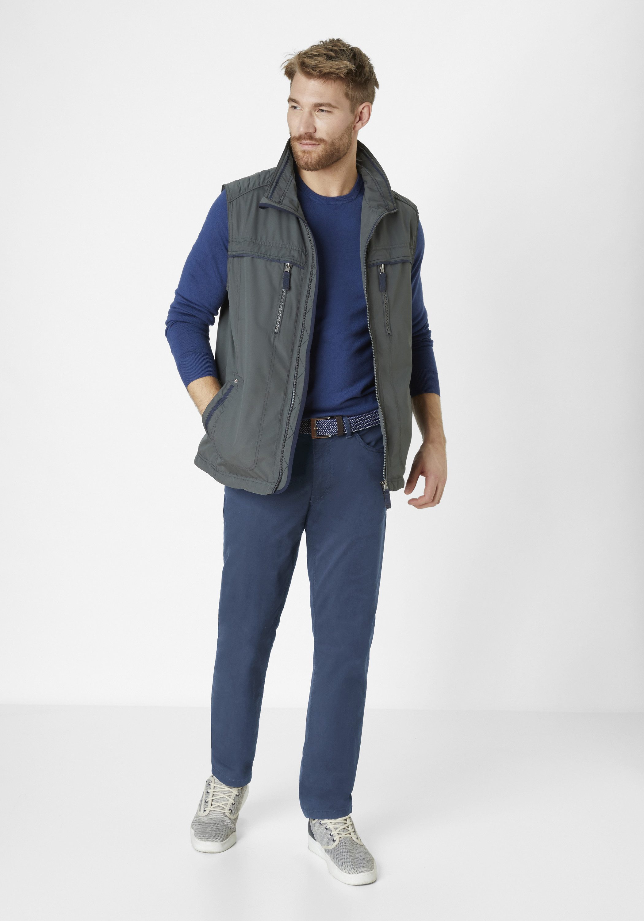 Redpoint Stoffhose MONTREAL Relaxed Fit 5-Pocket Hose mit elastischem Bund
