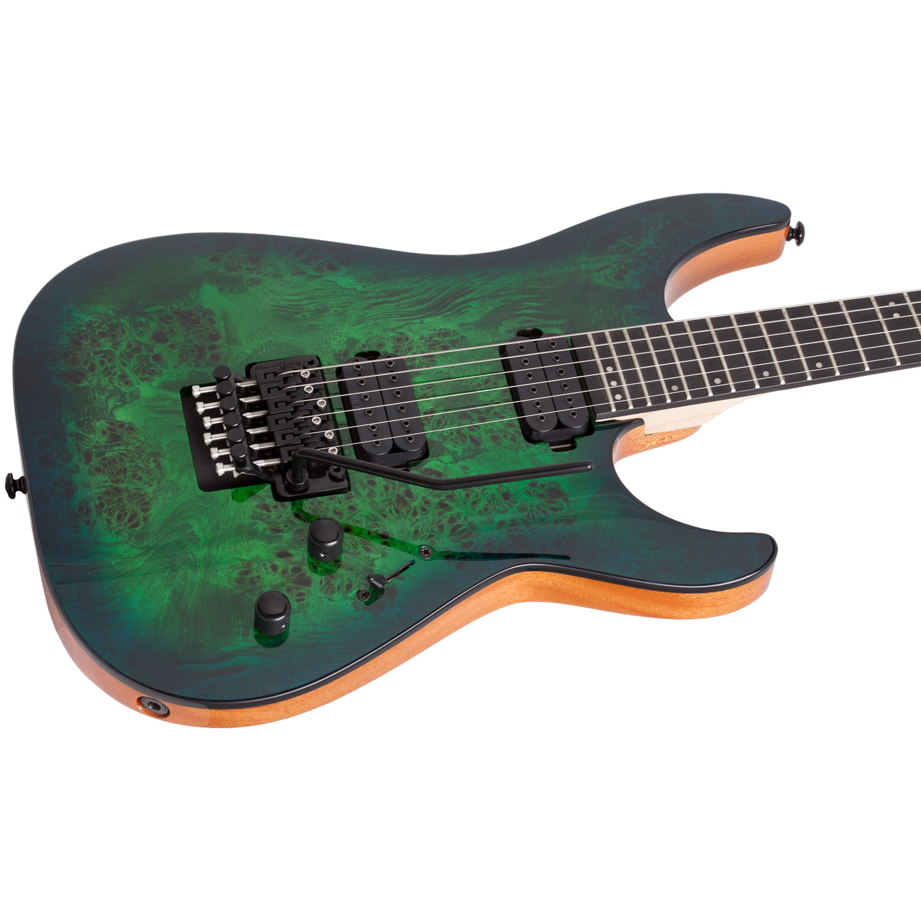 Schecter E-Gitarre, E-Gitarren, ST-Modelle, C-6 Pro FR Aqua Burst - E-Gitarre