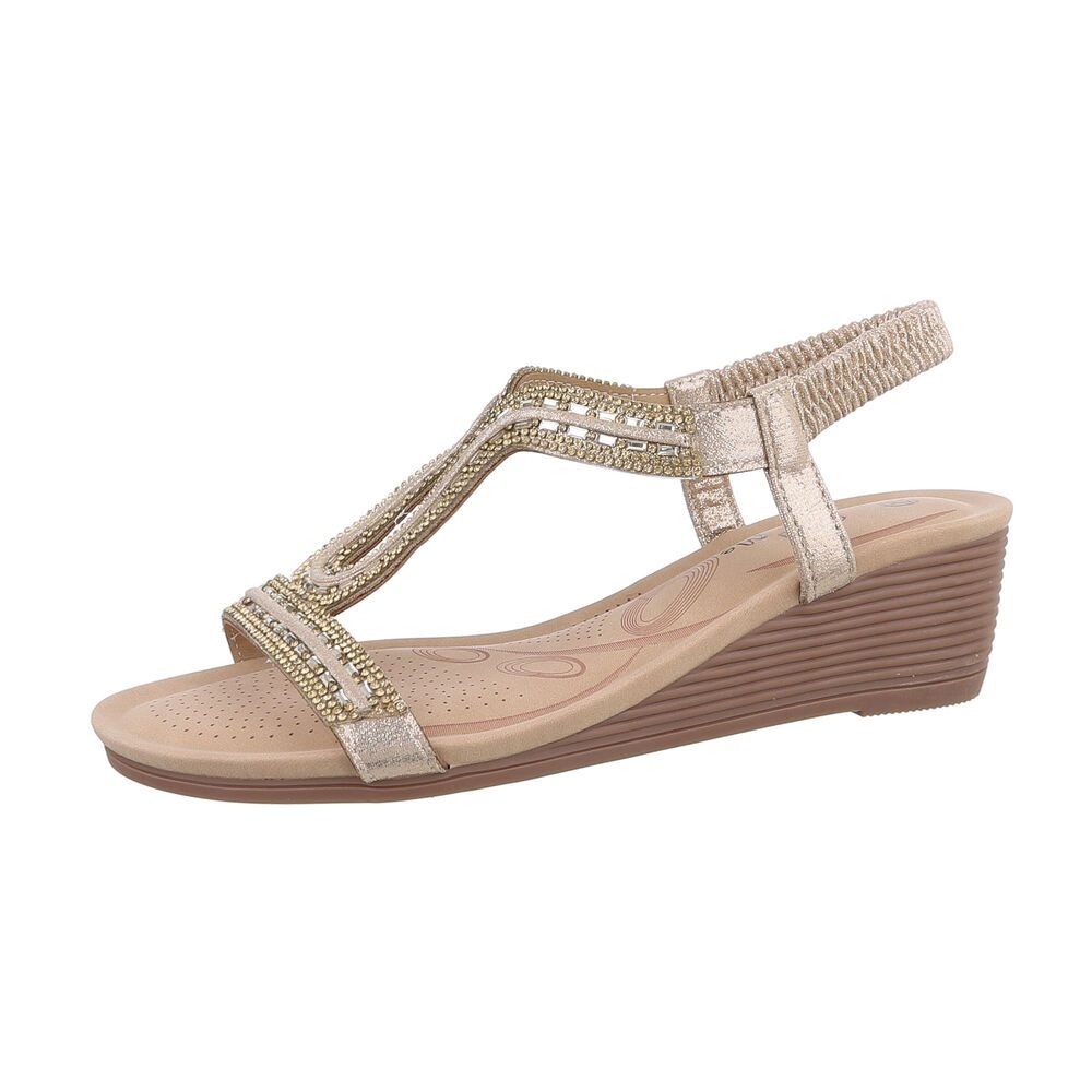 Damen Freizeit Keilsandalette
