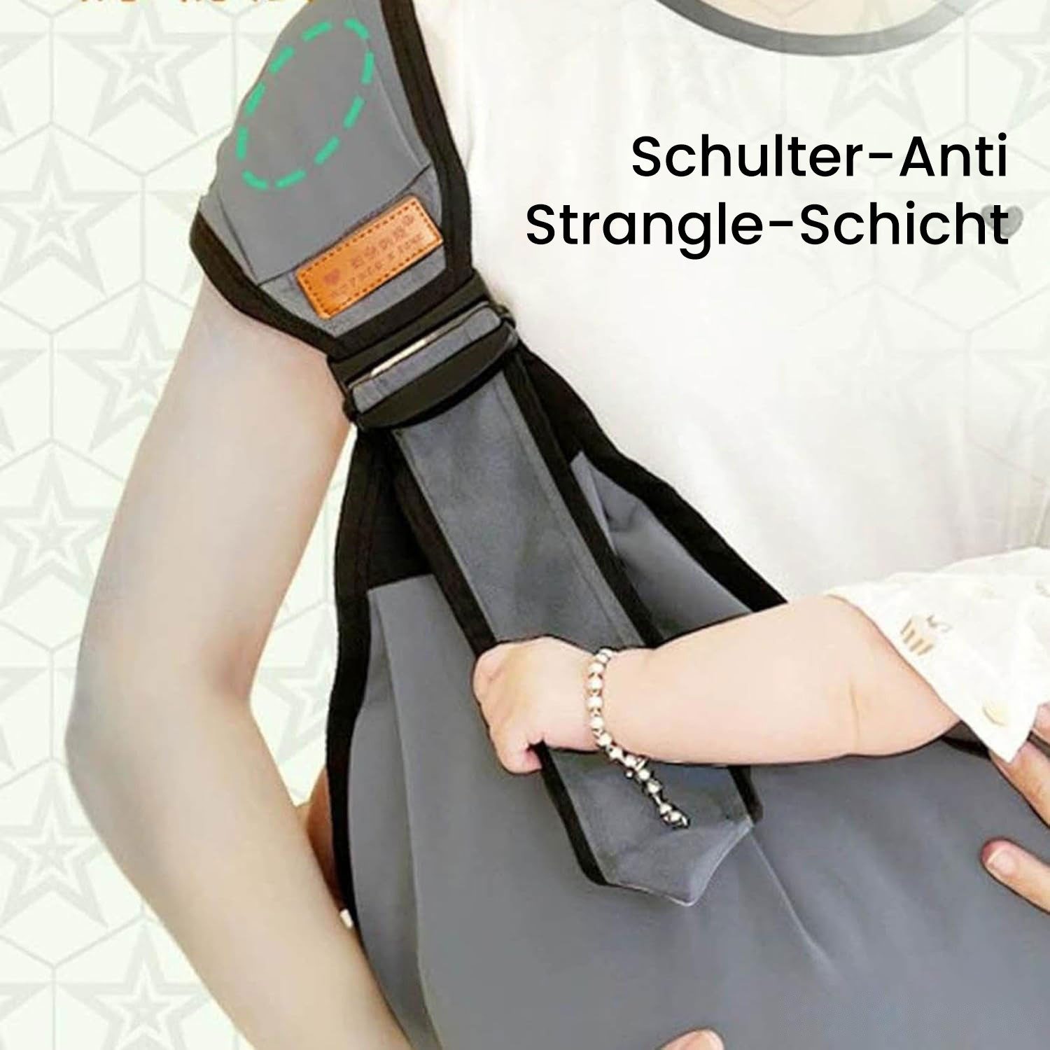 Refttenw Babytrage Seitlich Ergonomische Babytragetuch Baby Trage Neugeborenes, Verstellbaren