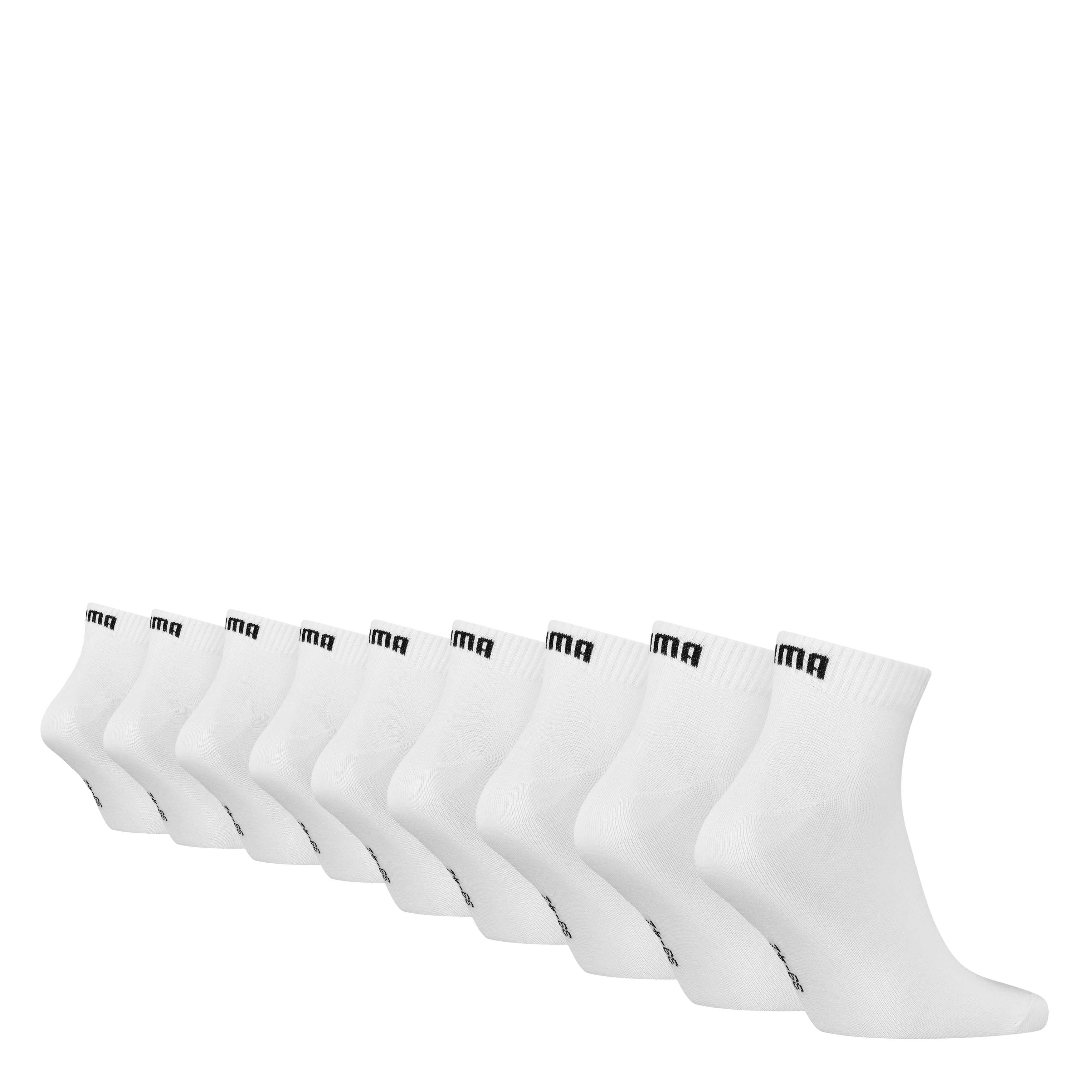 PUMA Kurzsocken PUMA UNISEX QUARTER PLAIN 9P ECOM (9-Paar) mit Rippenbündch günstig online kaufen