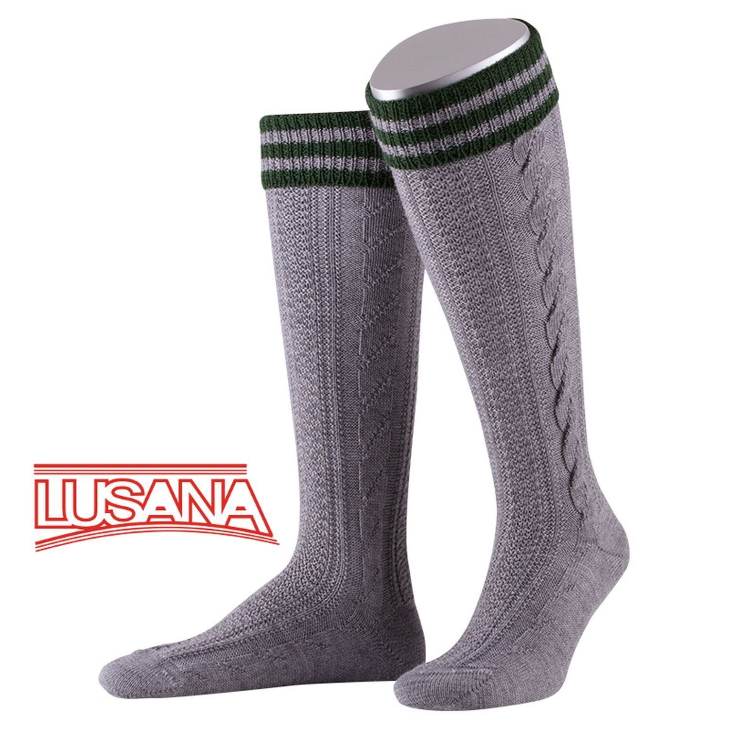 Lusana Trachtensocken Trachtenstrümpfe, handgekettel günstig online kaufen