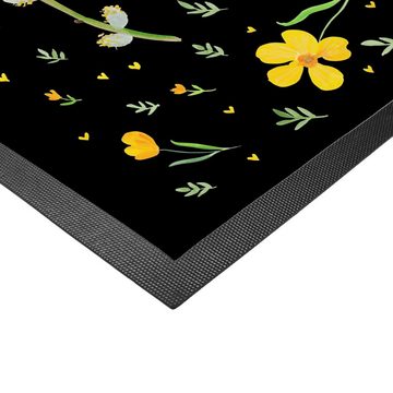 Fußmatte 40 x 60 cm Frohe Ostern - Schwarz - Geschenk, Fußabstreifer, Fußabtre, Mr. & Mrs. Panda, Höhe: 0 mm