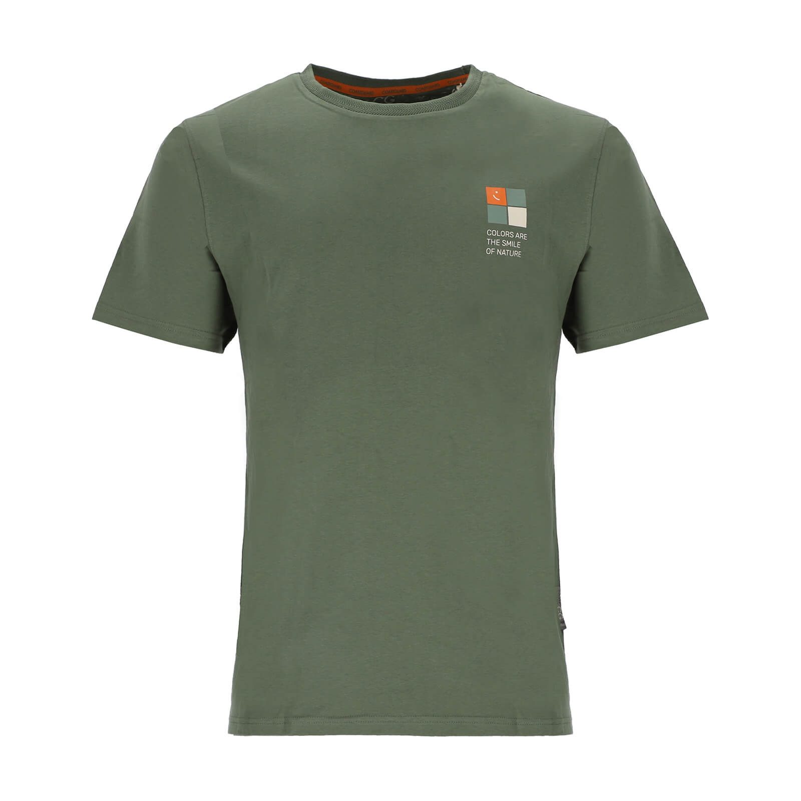 Coastguard T-Shirt 11342 Herren T-Shirt mit kleinem Print - Kurzarm-Shirt Rundhalsausschnitt