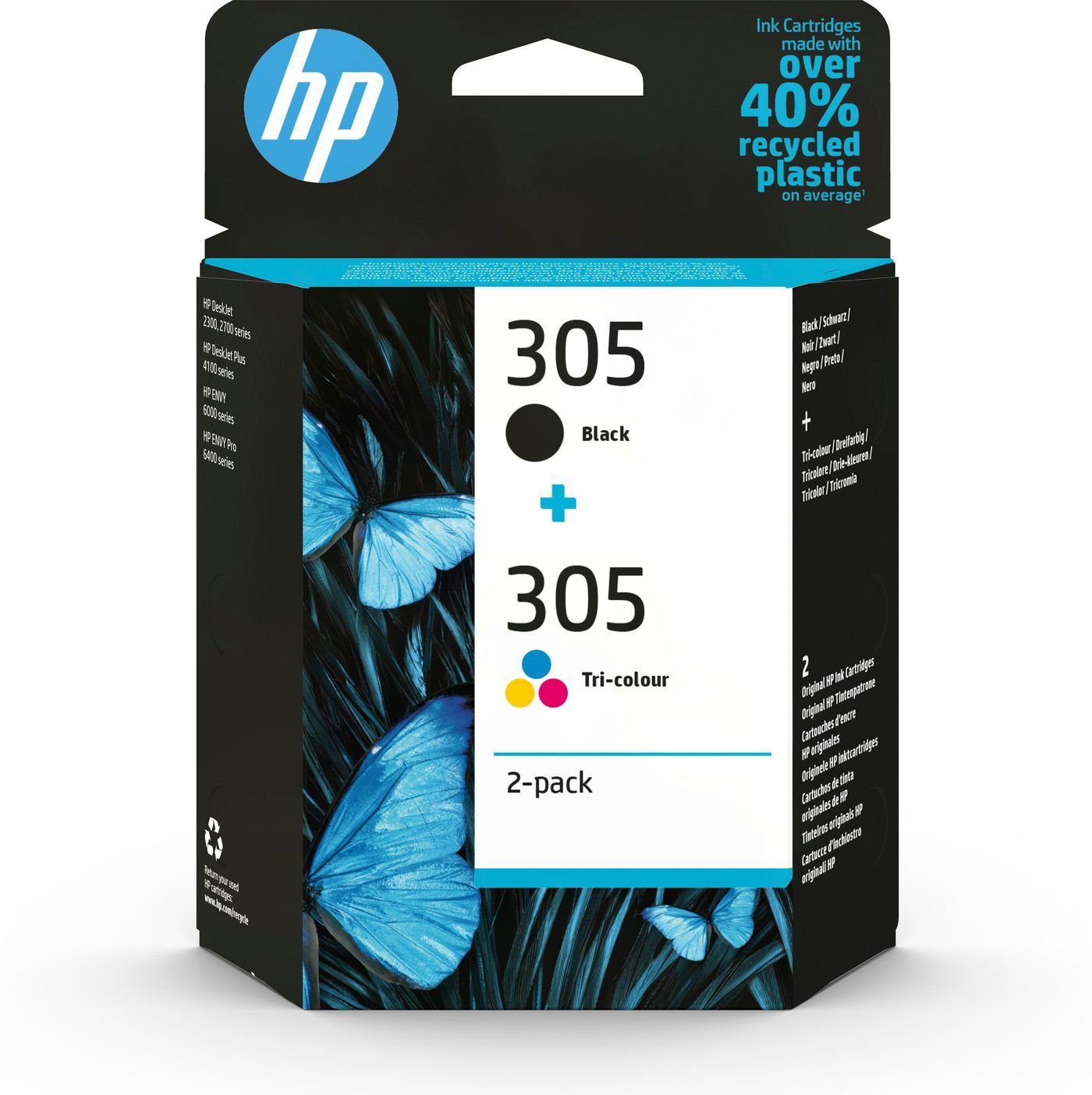 HP Druckerpatronen Original HP 305 (6ZD17AE) Multipack Tintenpatrone