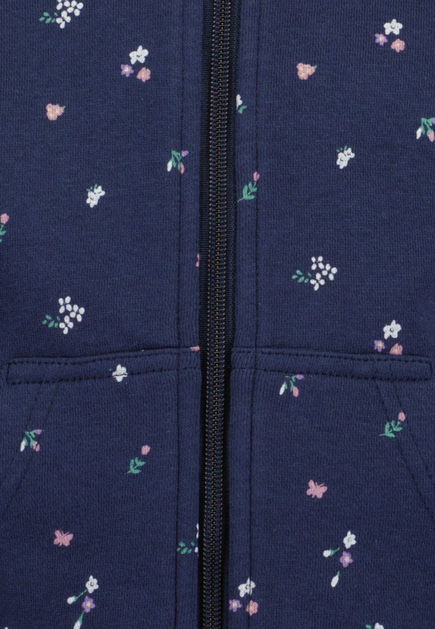 Blue Seven Kapuzensweatjacke allover bedruckt