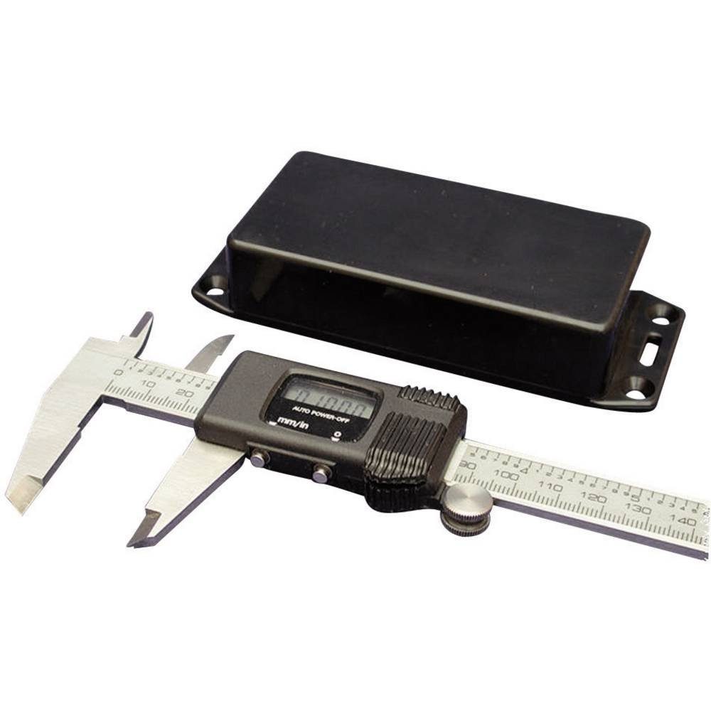 Hammond Electronics Montagedose Kunststoffgehäuse IP54 Serie 1591 1591DSFLBK, (mit Befestigungsflansch)