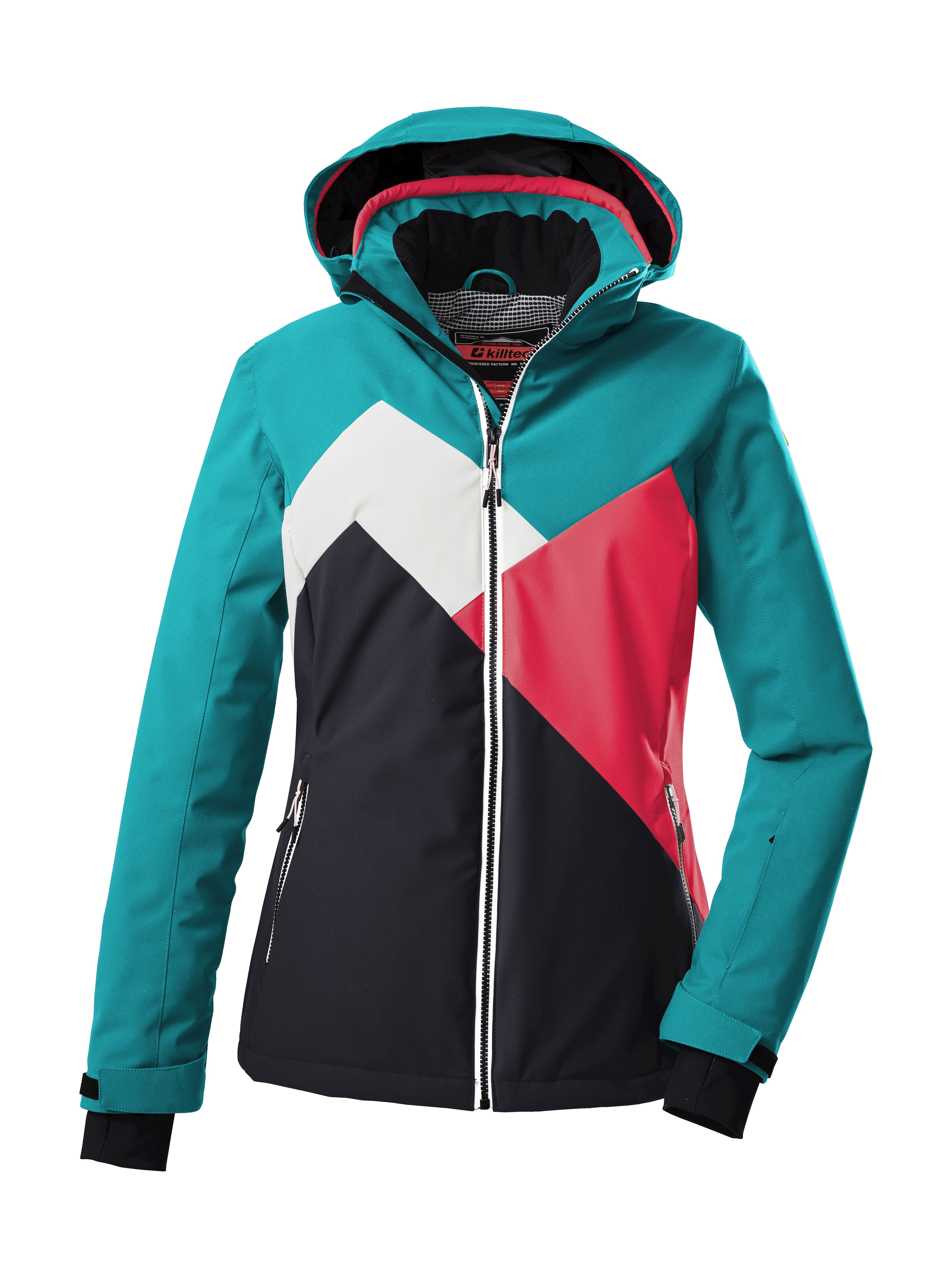 killtec dames Functionele broek/skibroek met sneeuwvanger KSW 311 WMN SKI PNTS, dunkelbraun, 50, 42403-000