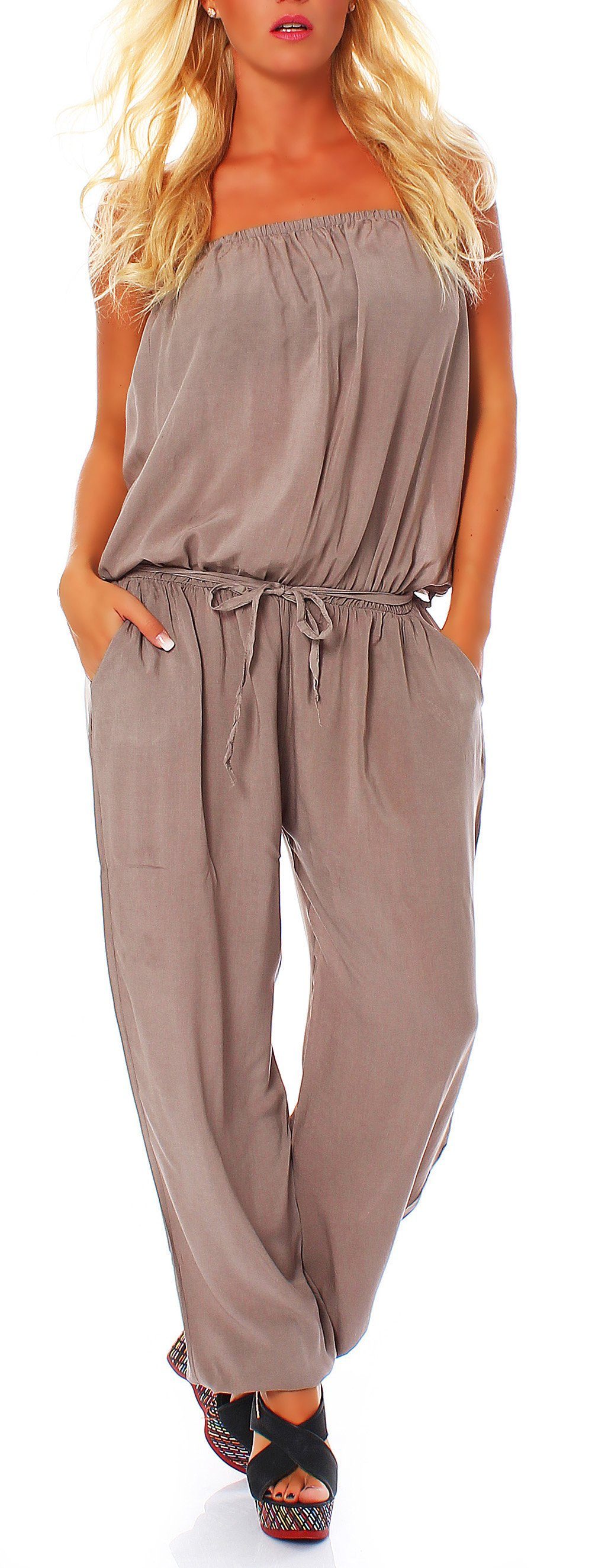 malito more than Einheitsgröße mit fashion fango Bindeband 4538 Jumpsuit