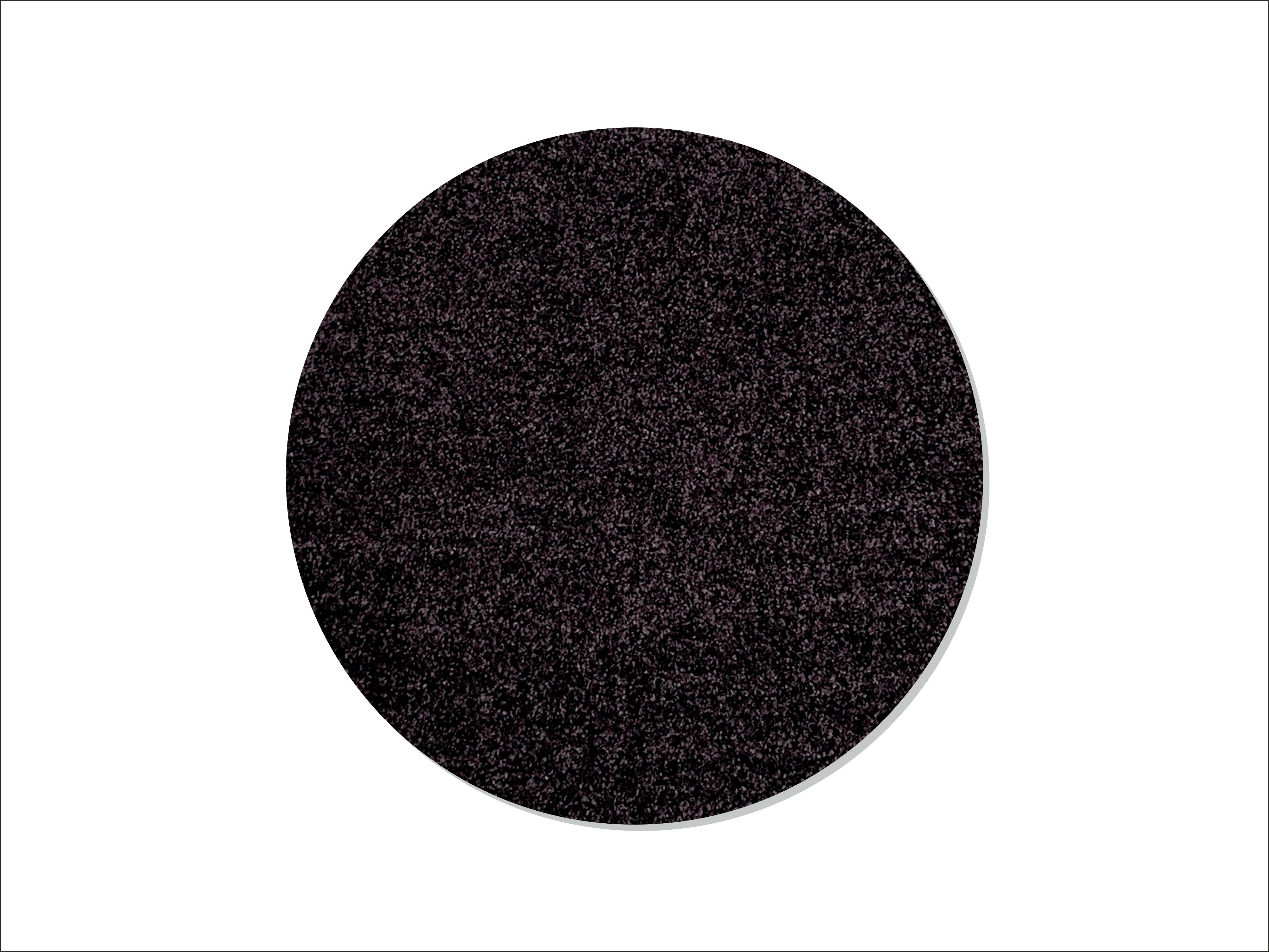 Keilbach Designprodukte Fußmatte point Durchmesser 85cm, rund, Höhe: 9 mm, rutschfest, 30°C waschbar, strapazierfähig