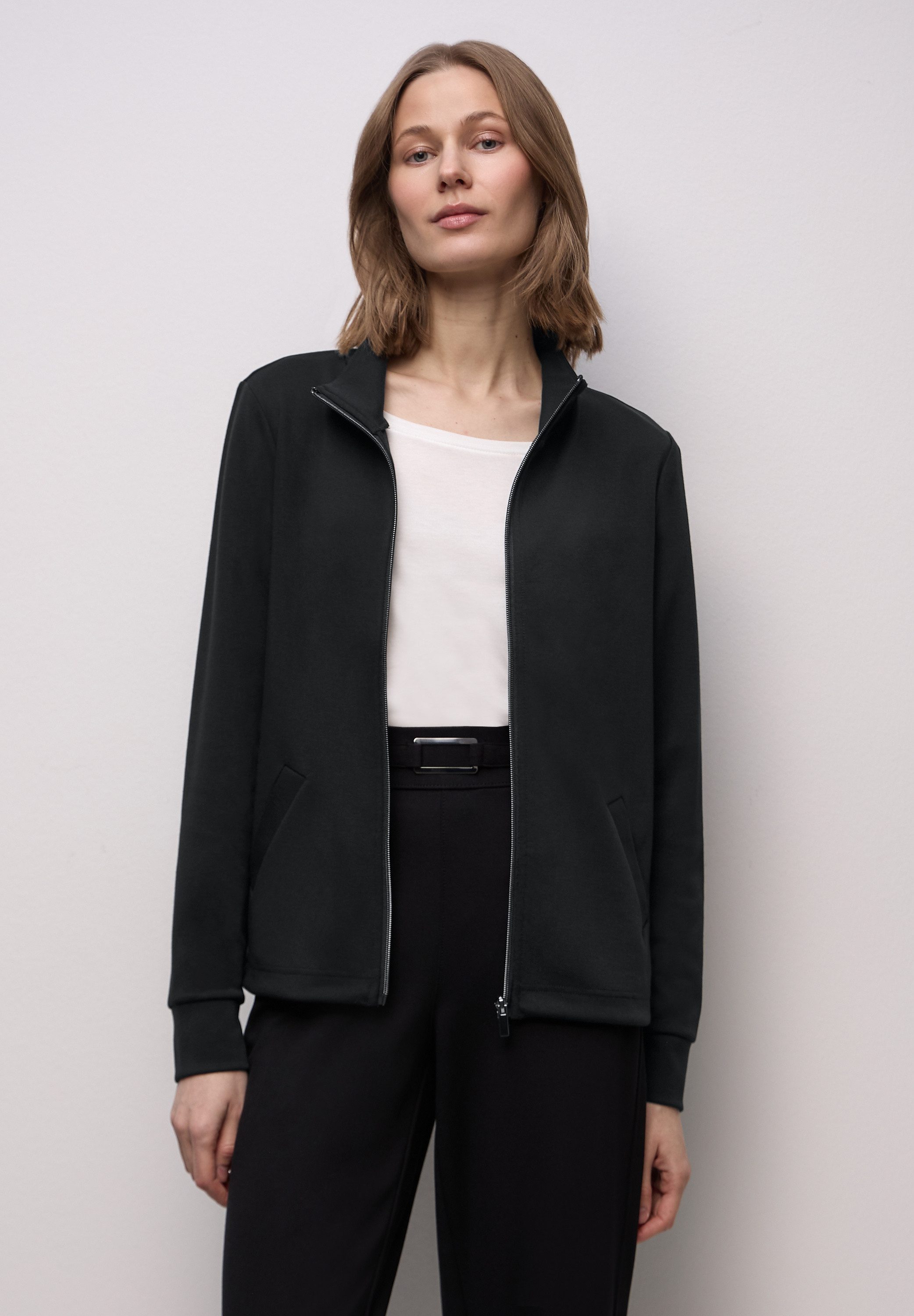 STREET ONE Cardigan mit Tunnelzug am Saum