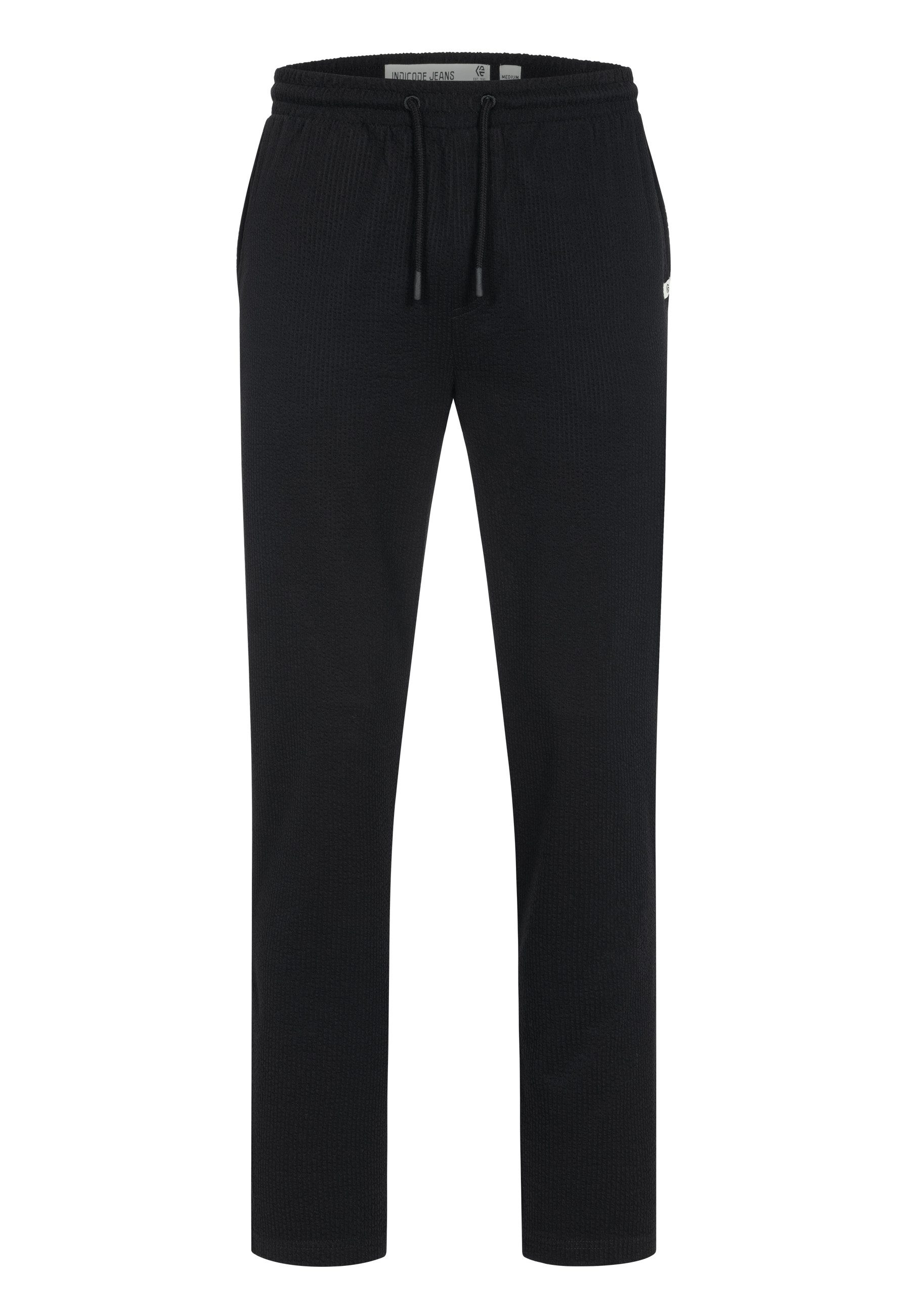 Indicode Chinohose Herren INNogo Strukturierte Chino Pant mit feiner Struktur, elastischem Bund und Tunnelzug