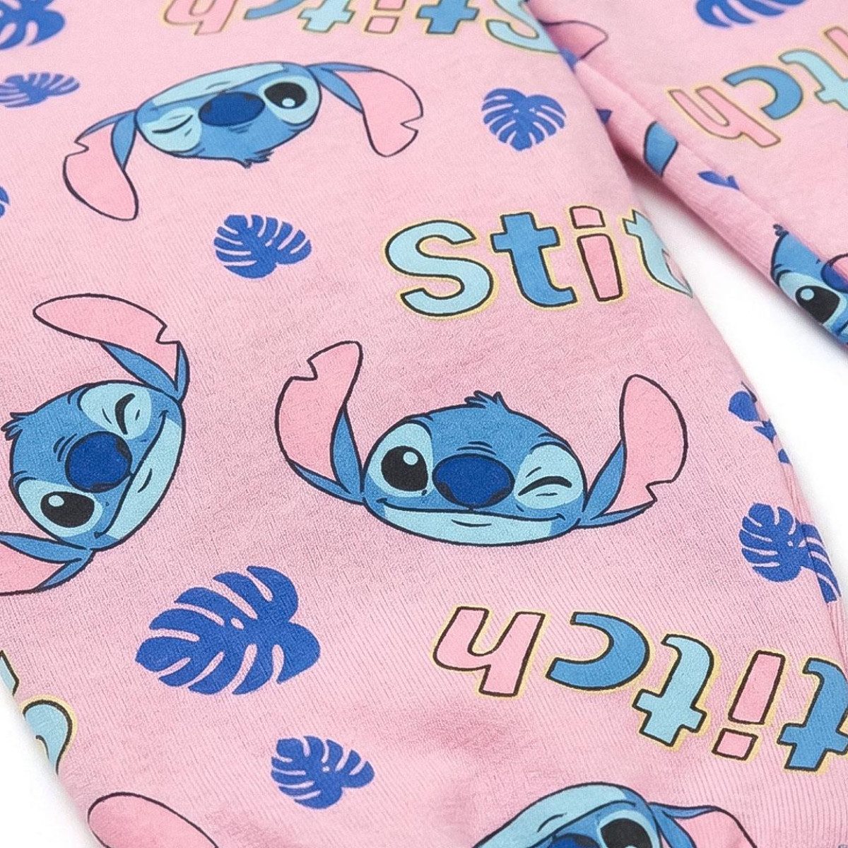Disney Pyjama Stitch Pyjama Kinder lang für Schlafen Zuhause und gemütliche Abende – Bild 4 von 4