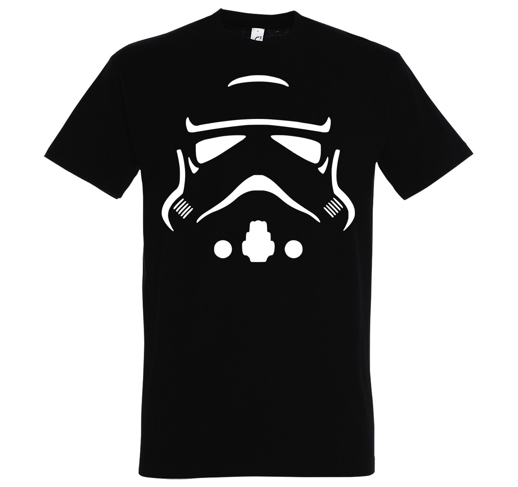 Youth Designz T-Shirt Trooper Storm Herren Fun T-Shirt mit trendigem Frontprint Schwarz