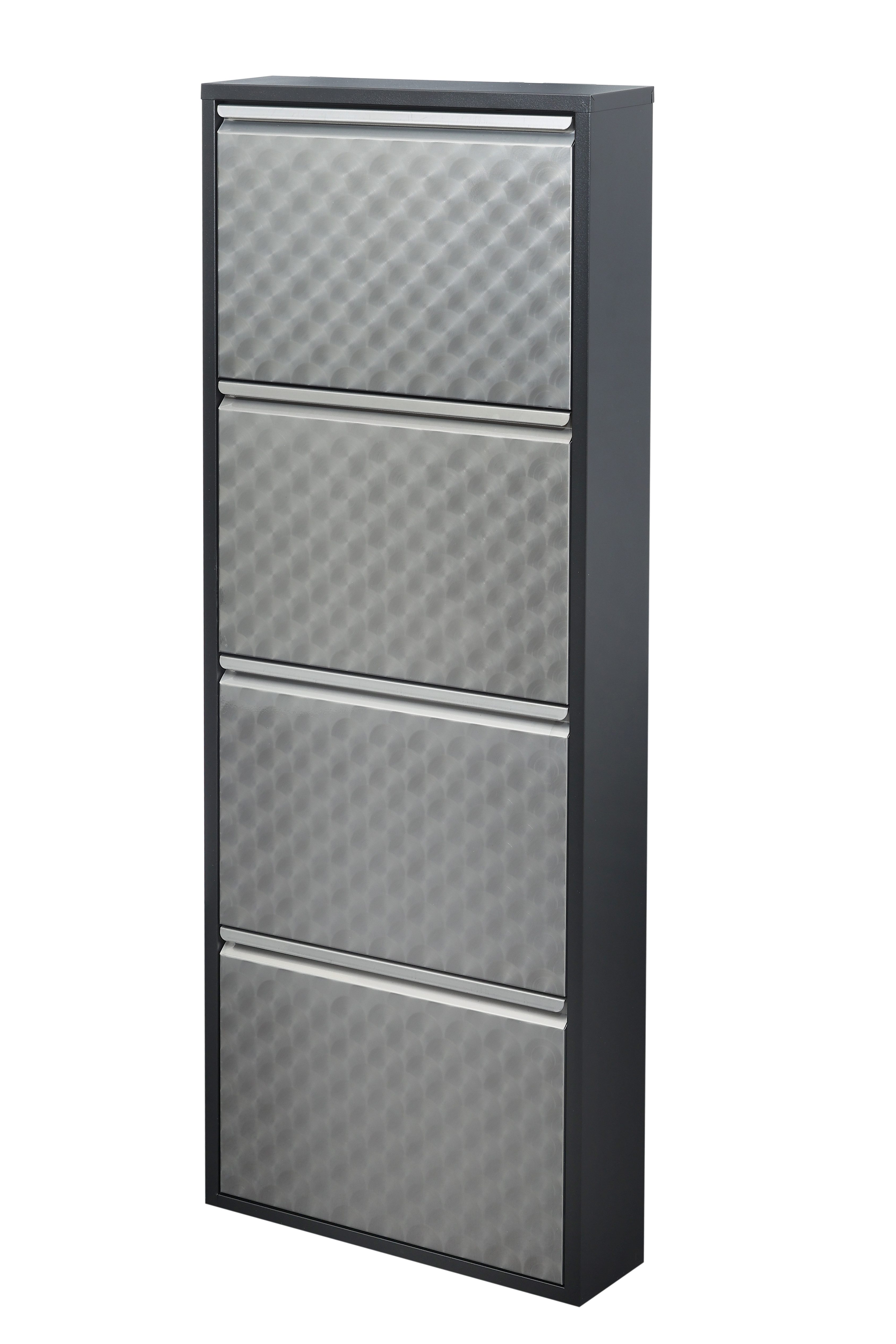 k-hometrends Schuhschrank KEKE 4 - FLEX stilvolles Regal für die Schuhe, Schuhaufbewahrung, 50x140x15cm