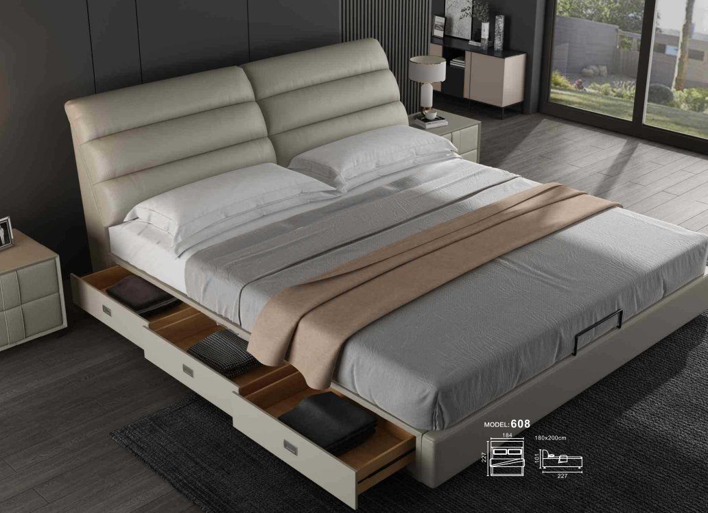 Hotel Bett, Zimmer Bett Luxus Schlaf Polster Betten Klassisch Doppel JVmoebel Design