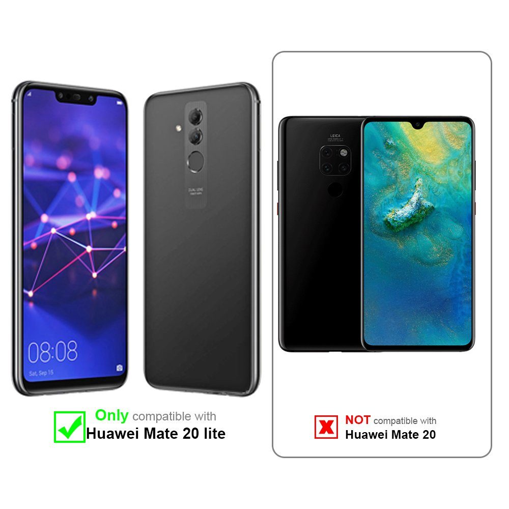 Cadorabo Handyhülle für Huawei MATE 20 LITE Hülle Huawei MATE 20 LITE, Flexible Hülle TPU Silikon Schutzhülle Back Cover Case