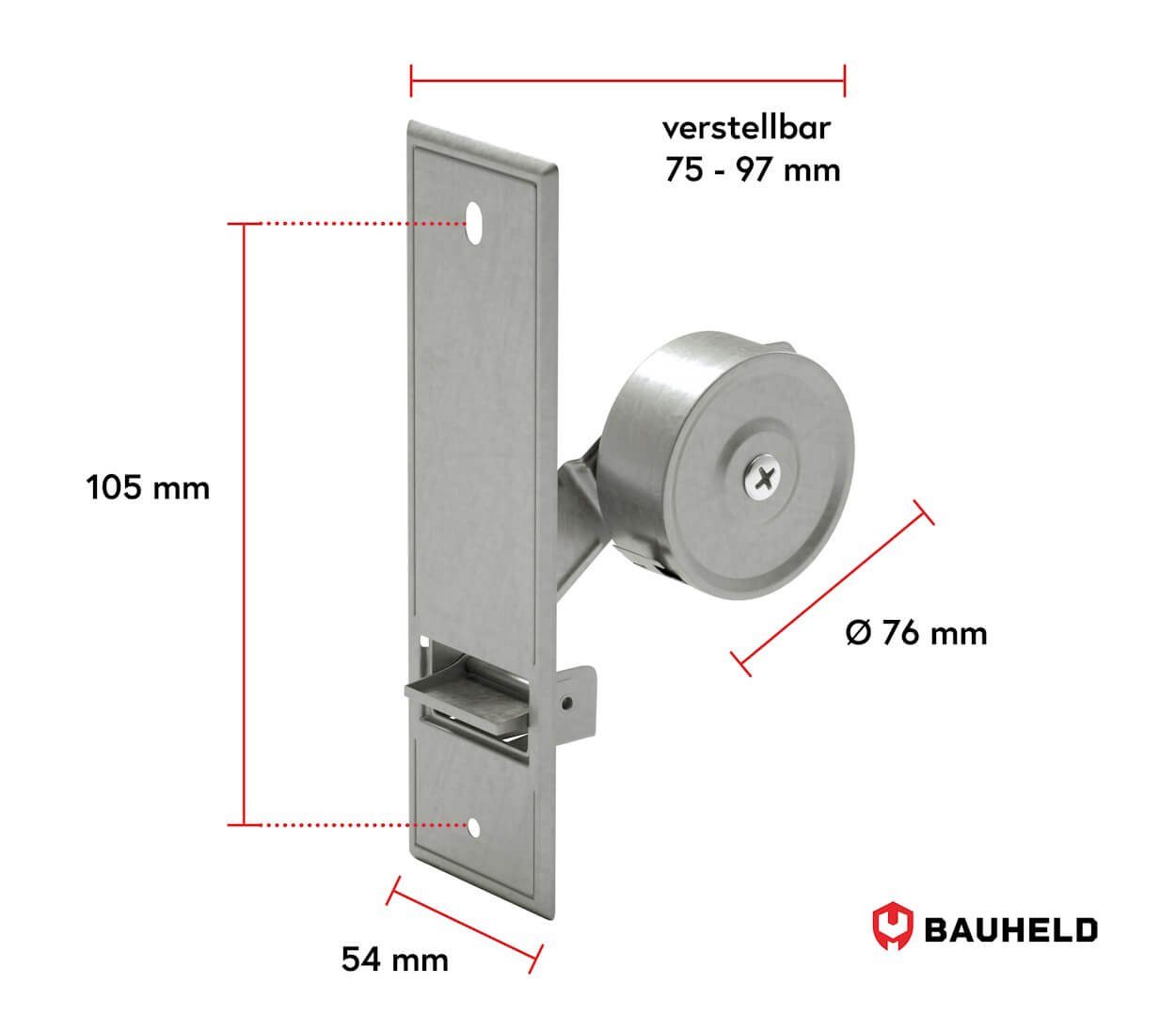 Bauheld Rollladen Gurtwickler Unterputz 105mm Maxi Ohne Abdeckplatte günstig online kaufen