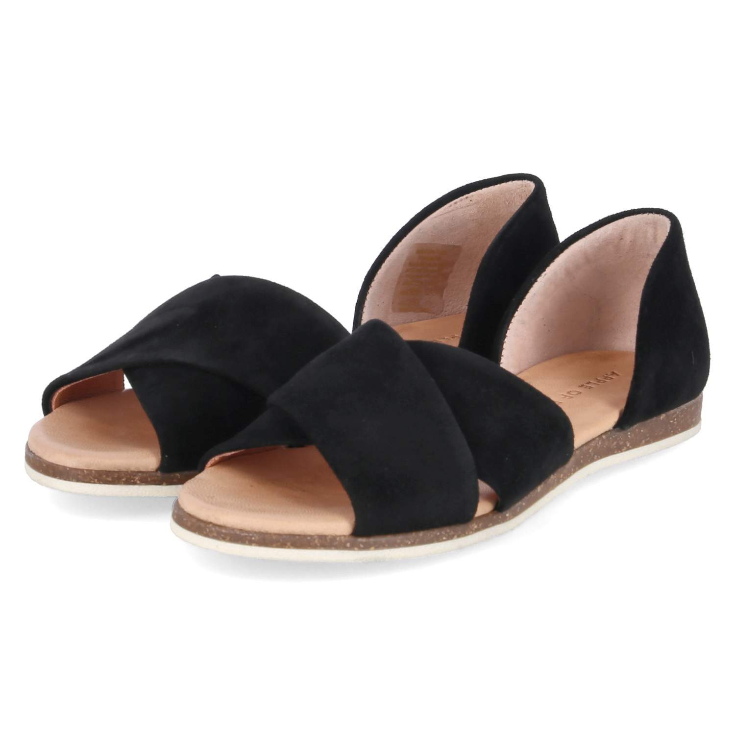Chiusi 1 black Sandalette