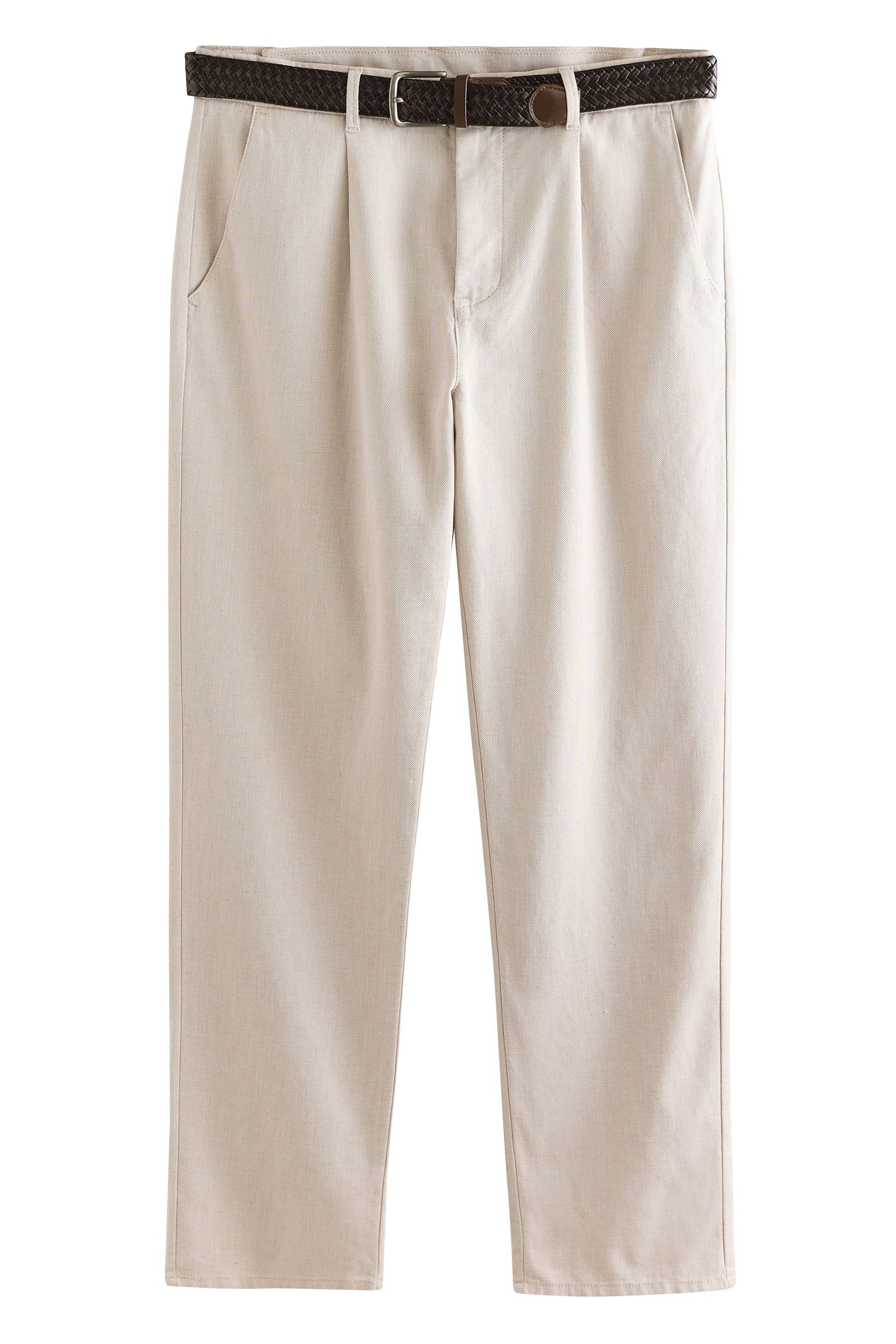 Next Leinenhose Hose mit Gürtel aus günstig online kaufen