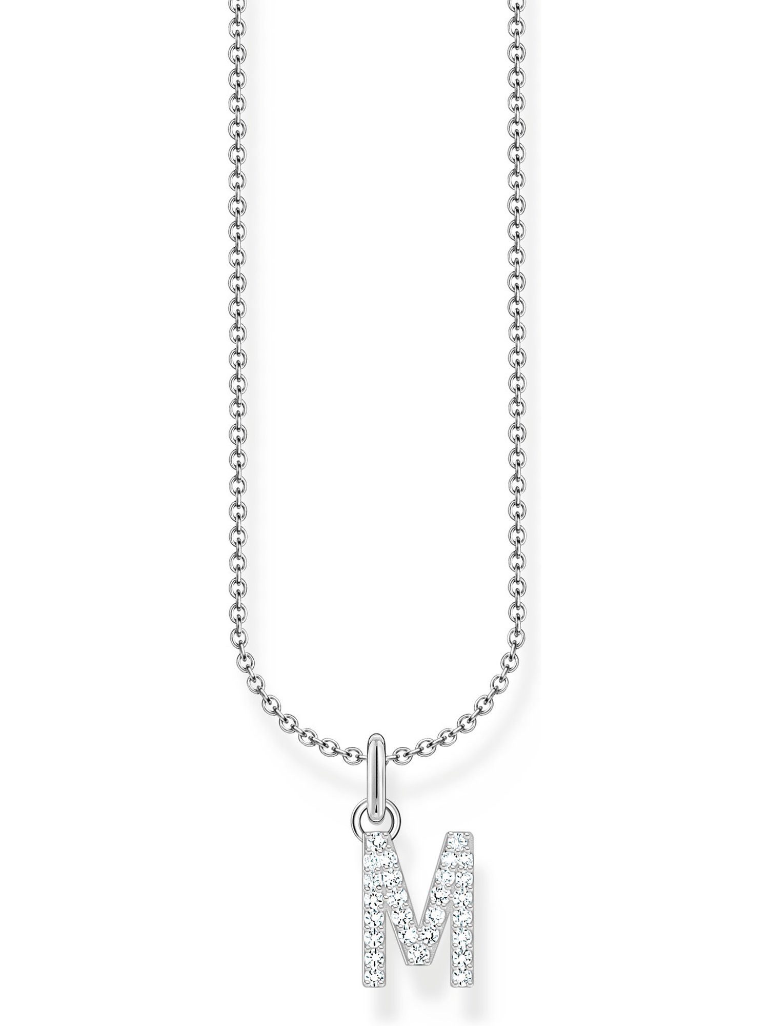 Silberkette Thomas Sabo Damen-Kette 925er Silber Zirkonia M