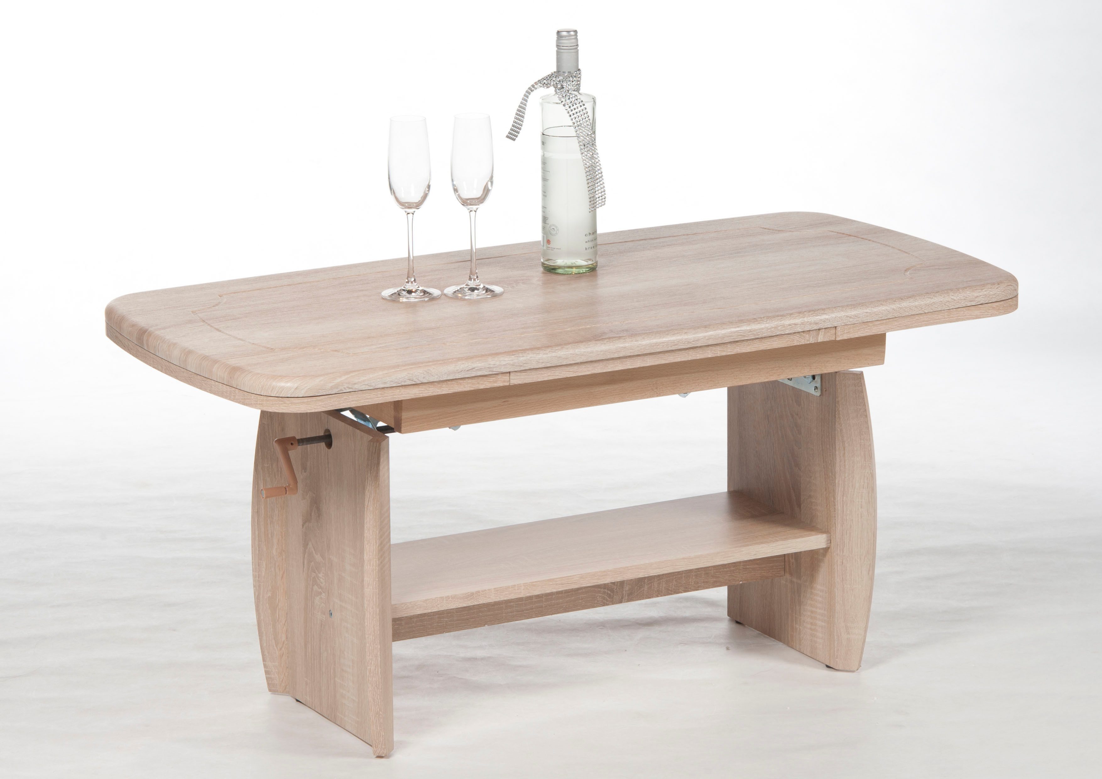 Stolkom Sp.z.o.o. Couchtisch Kirk, höhenverstellbar, Tisch mit Auszug günstig online kaufen