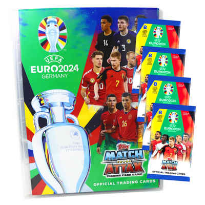 Topps Sammelkarte Topps UEFA EURO 2024 Germany Match Attax Karten - EM Sammelkarten - 1, Booster