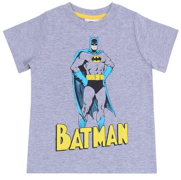 Sarcia.eu Pyjama 2 x blau-grauer Pyjama Batman DC COMICS 7-8 Jahre
