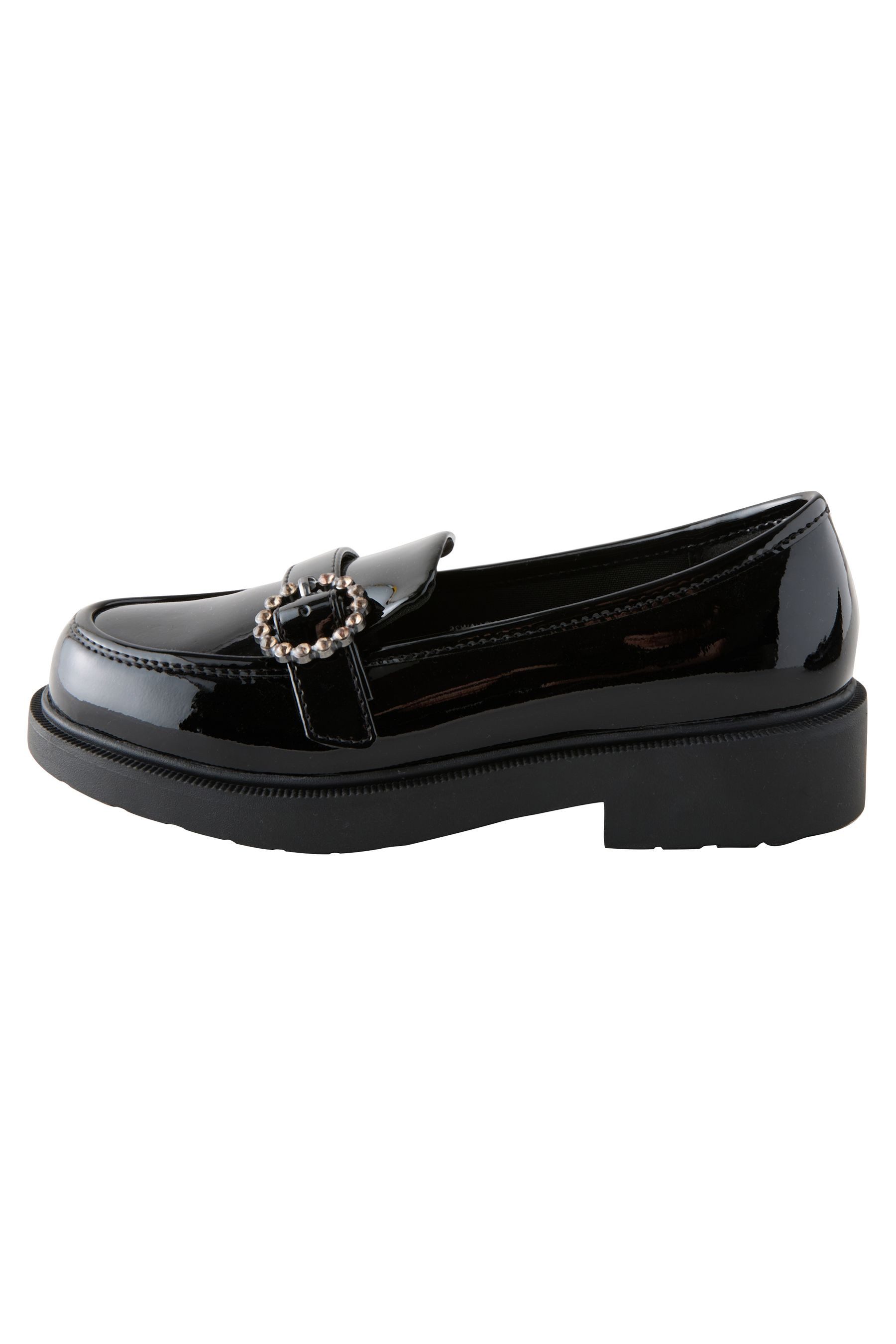 Next Loafer mit Strassbrosche für die Schule Loafer (1-tlg)