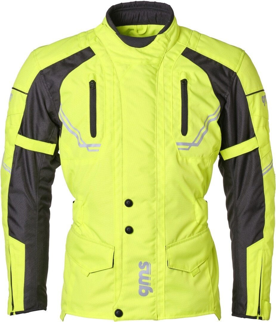 gms Motorradjacke GMS Taylor Motorrad Textiljacke herausnehmbares Innenfutter,wasserdicht