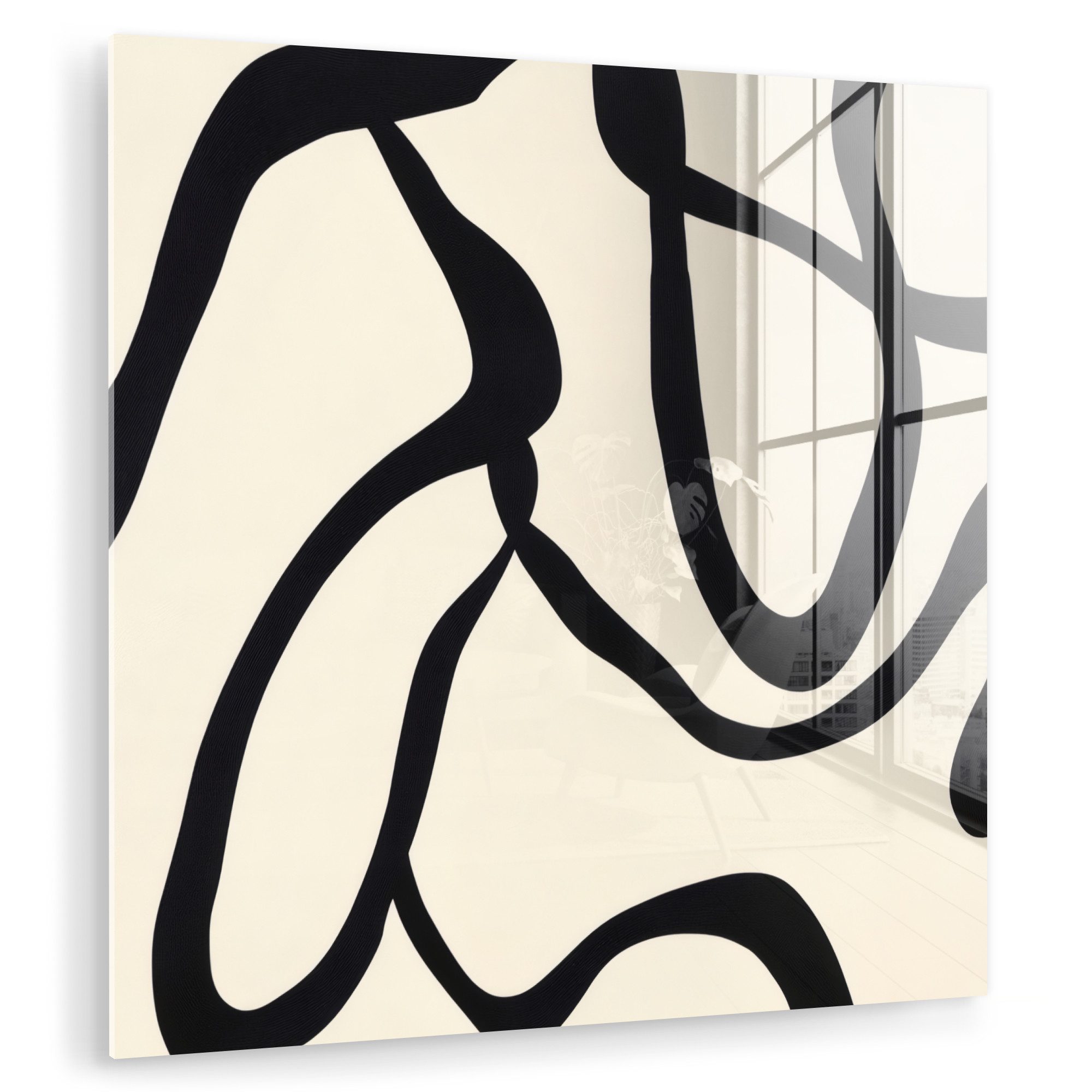 MuchoWow Acrylglasbild Abstrakt - Linien - günstig online kaufen