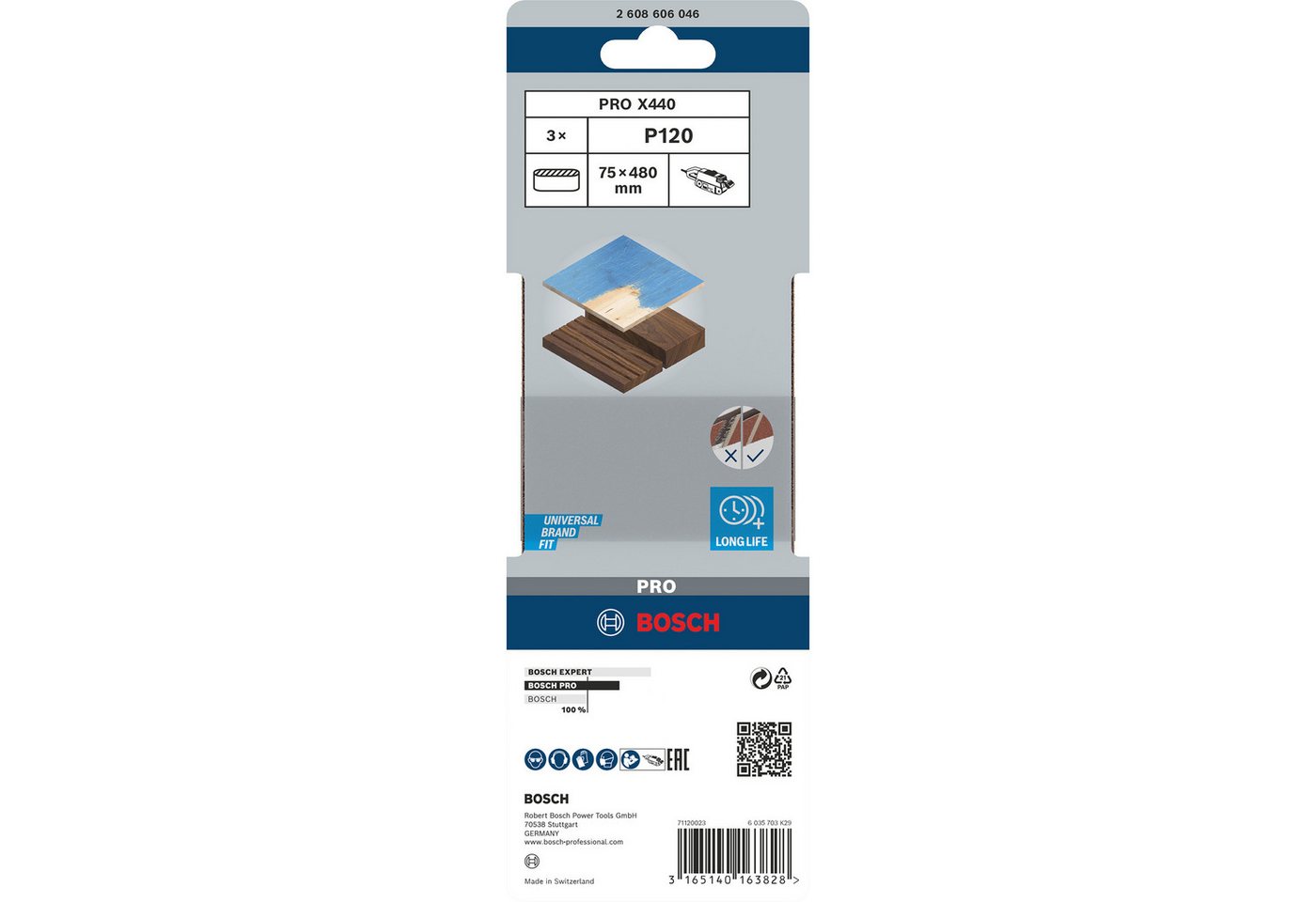 Thumbnail - Bosch Professional Schleifscheibe Bosch Professional Schleifband X440 Best for Wood